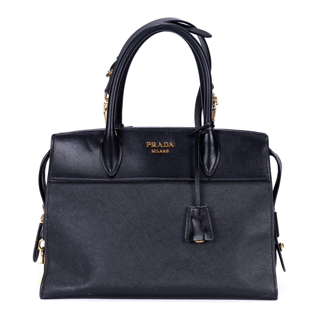 Prada Esplanade Tote in Black Saffiano Leather (1 of 3)