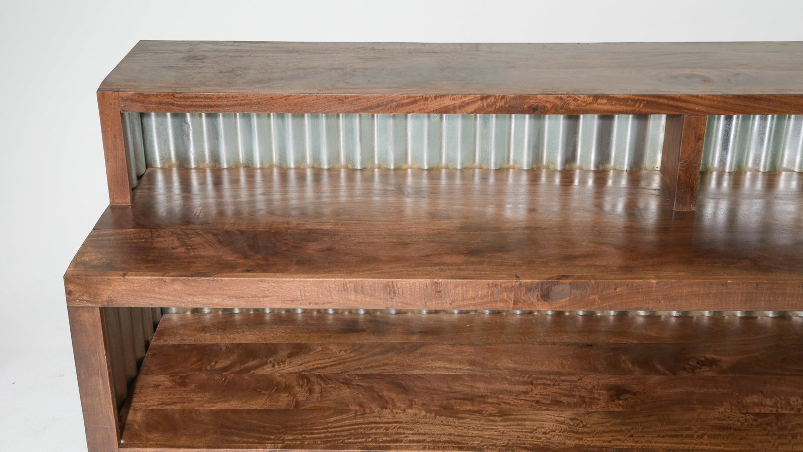 Large Rustic Metal Bar / Counter - 3