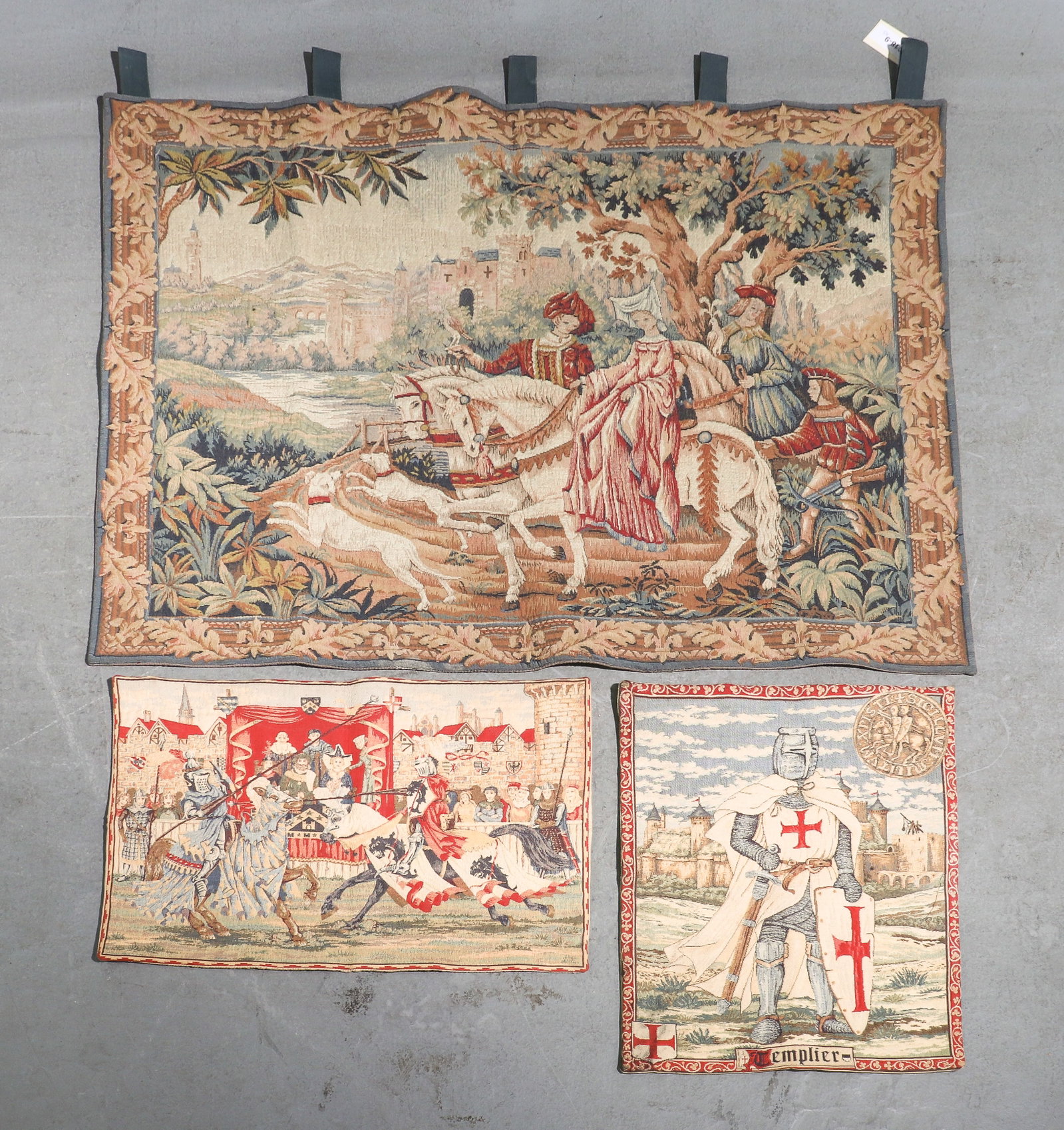 Three Assorted French Tapestries (1 of 7)