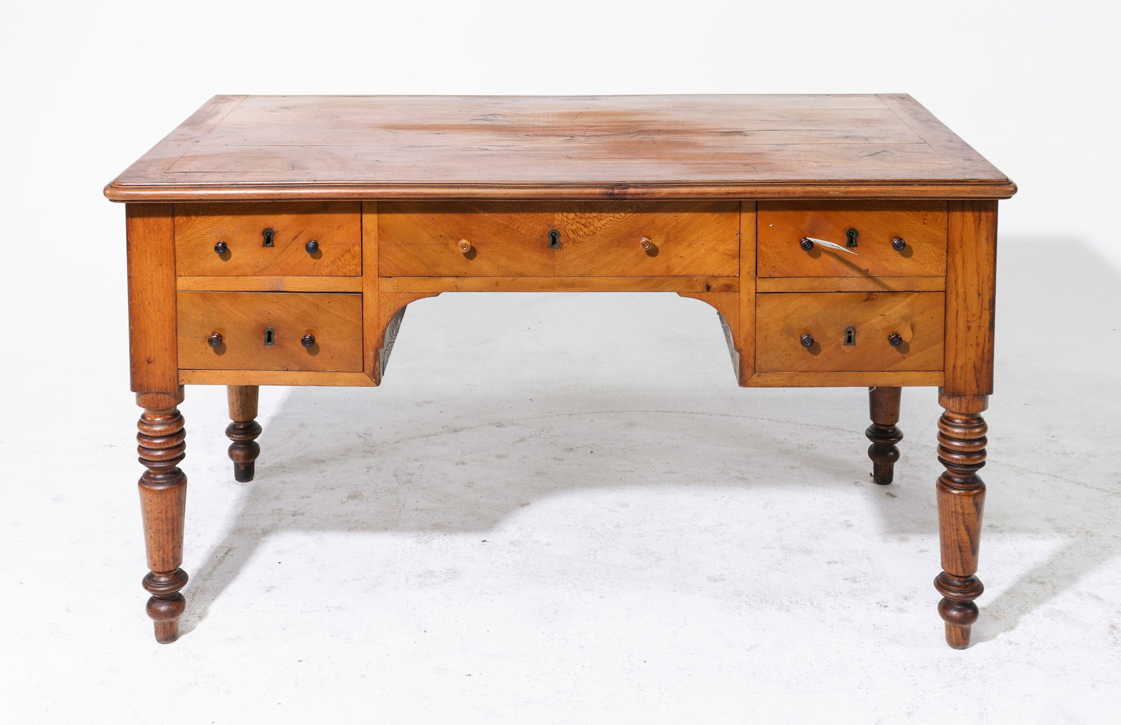 Louis Philippe Style Fruitwood Desk (1 of 5)