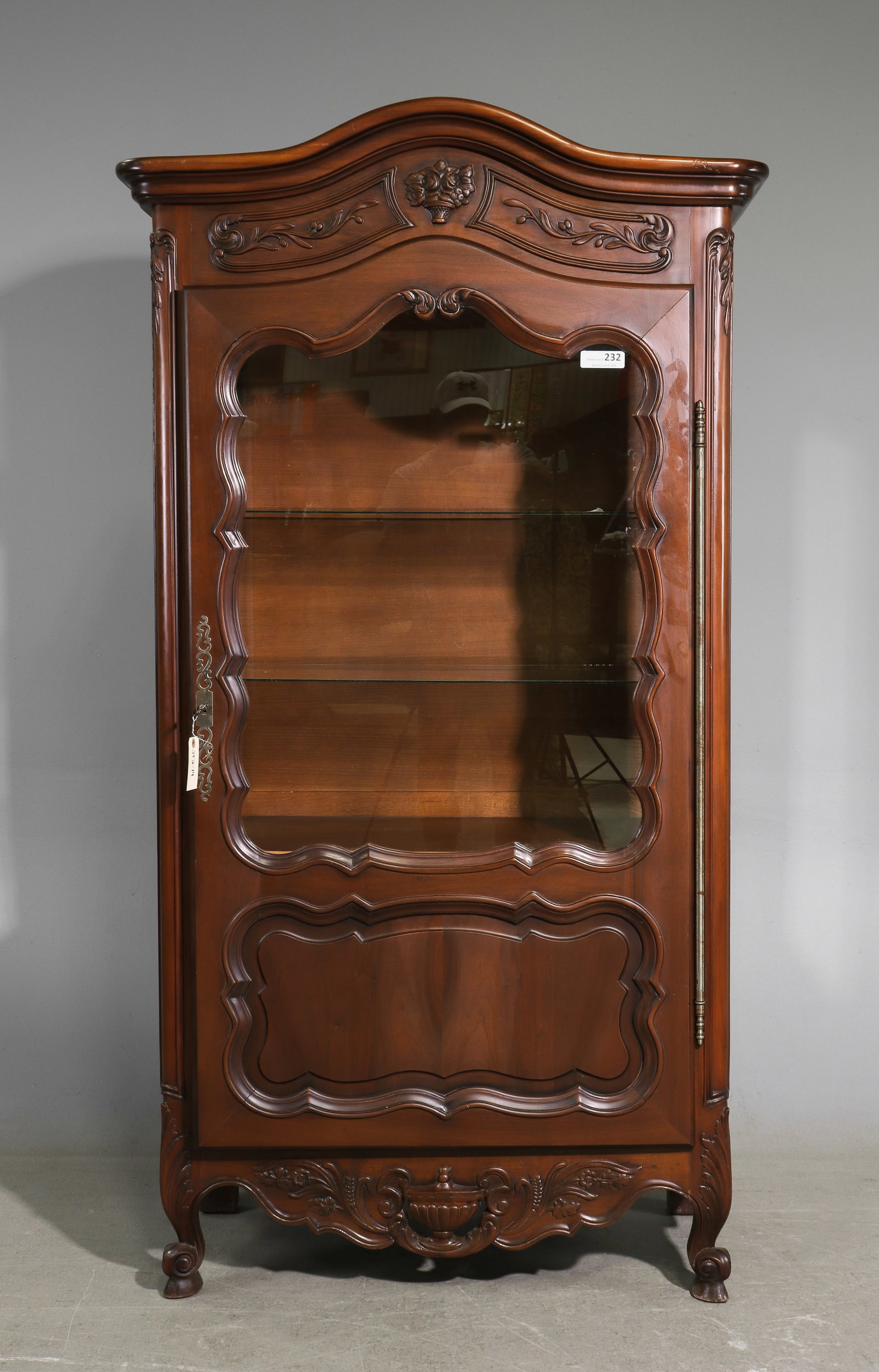 Louis XV Style Walnut Showcase / Display Cabinet (1 of 3)