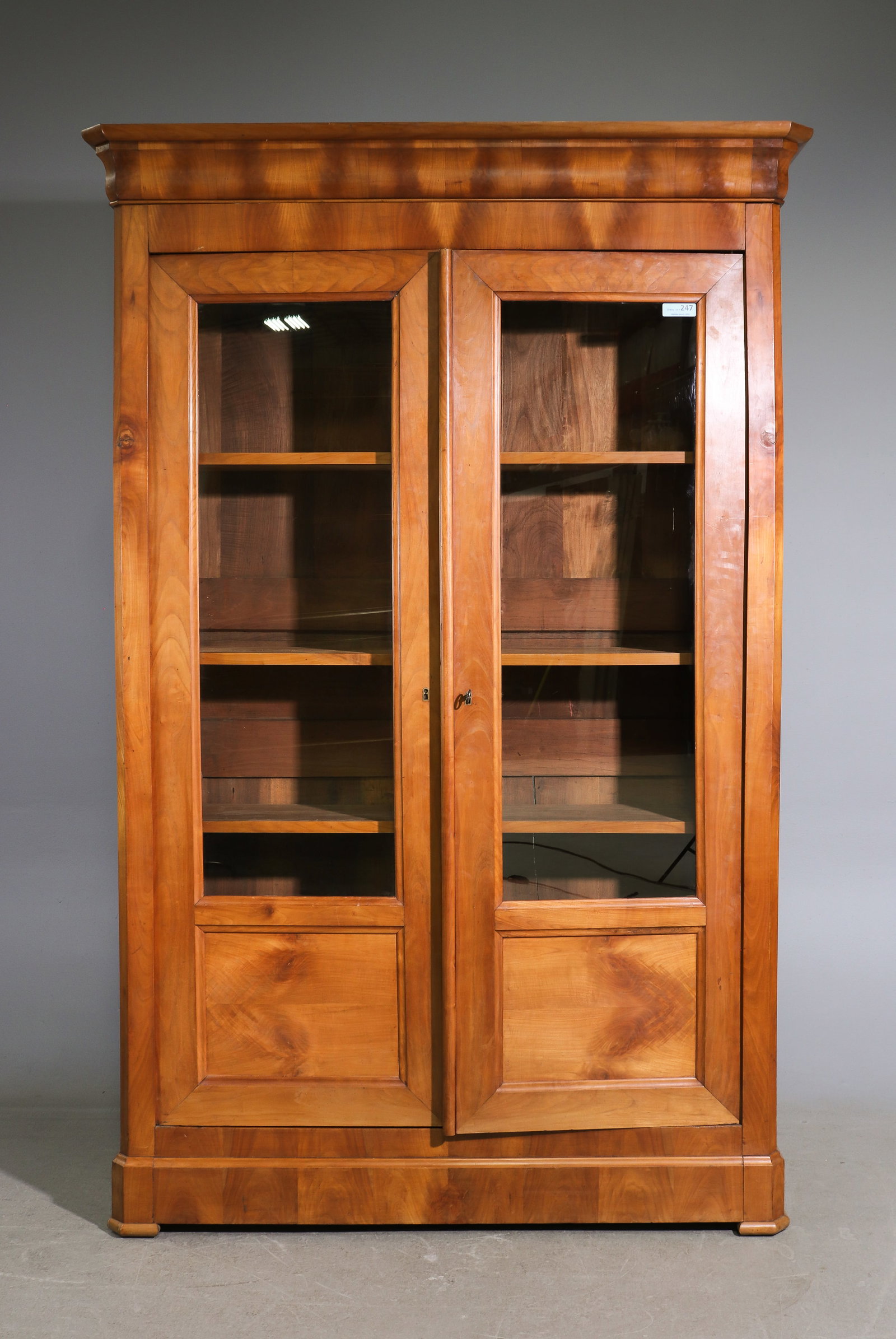Louis Philippe Style Double Door Bookcase (1 of 7)