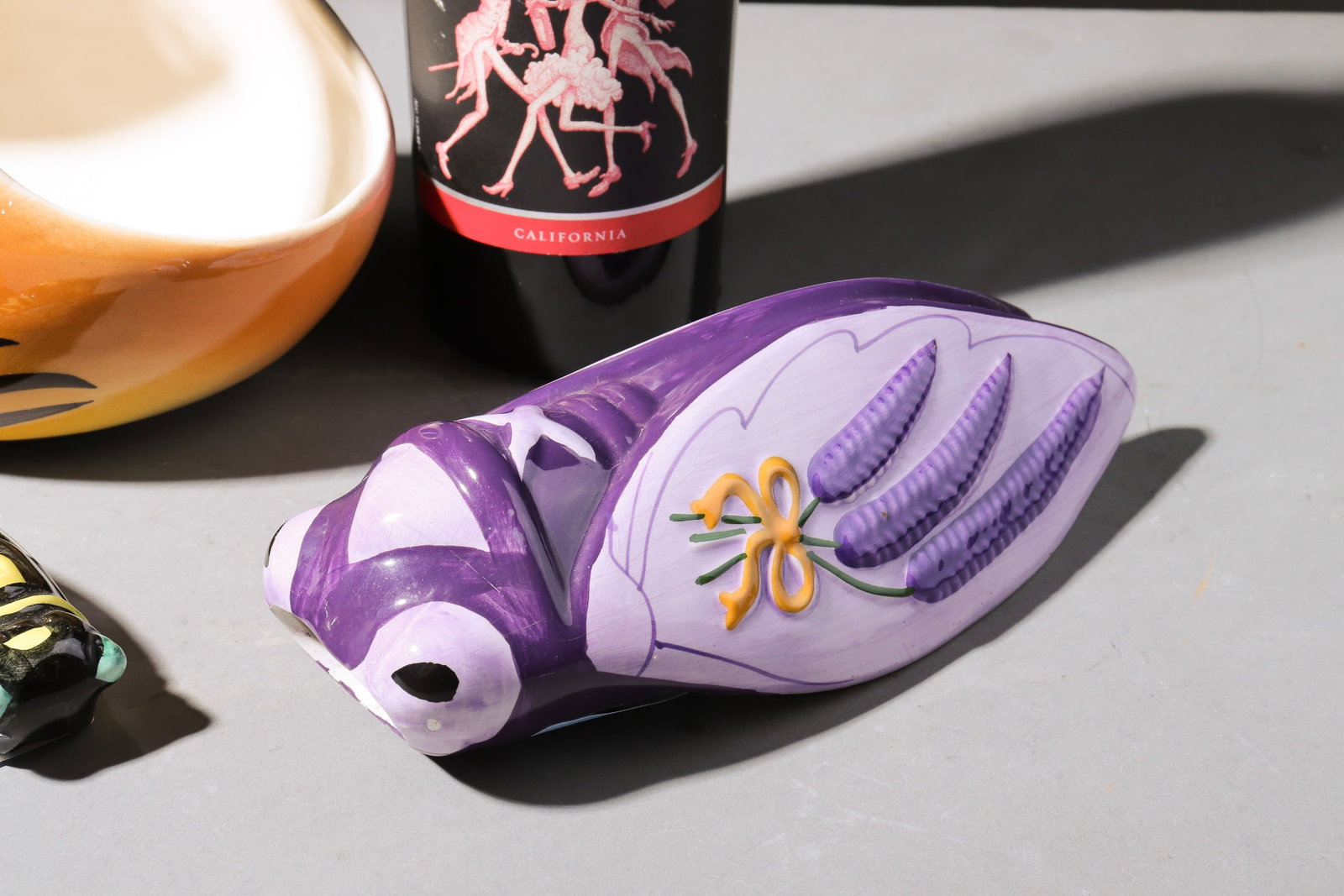 5pcs - Assorted Cicadas Wall Pockets & Basket - 2