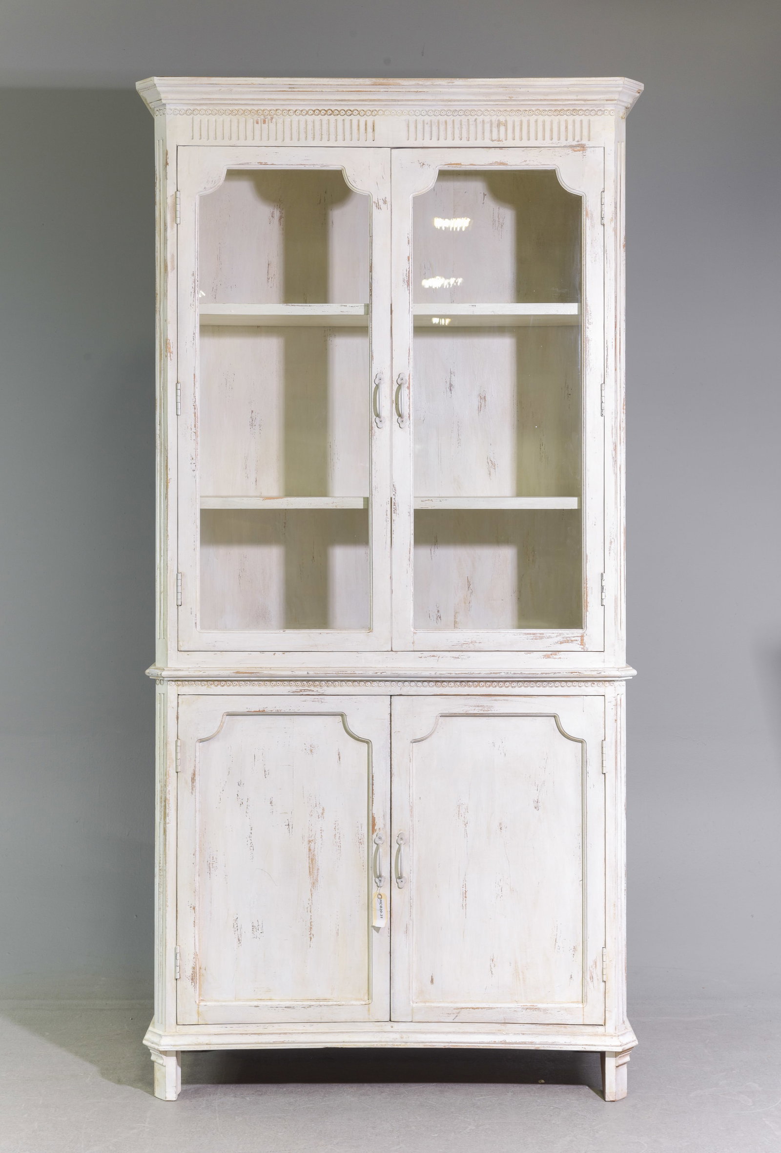 European Style Painted Bookcase / Cupboard (1 of 5)