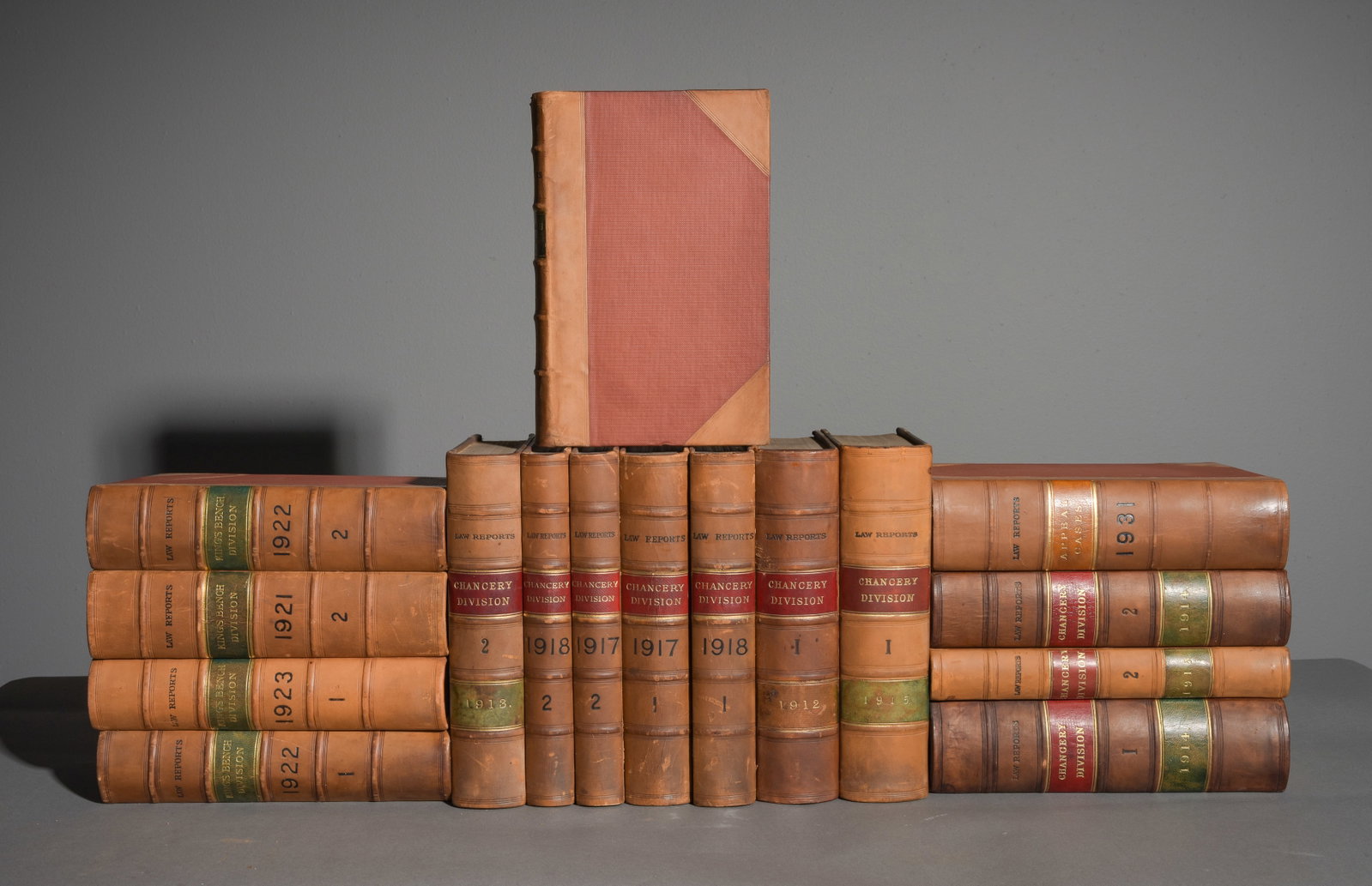 16 Leather Bound British Law Books (1 of 5)