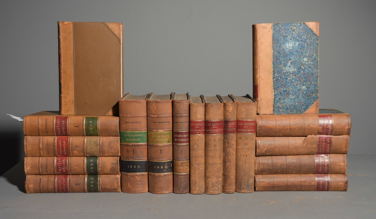 17 Leather Bound British Law Books (1 of 5)