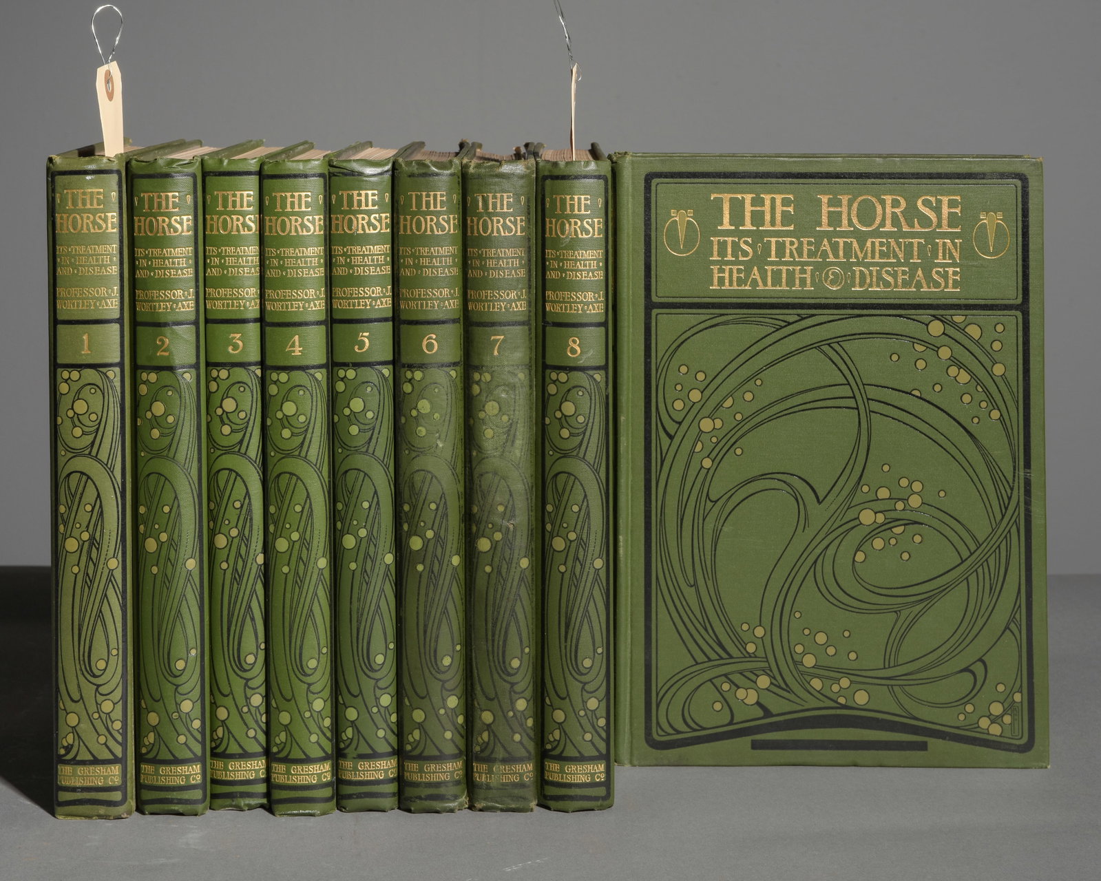 Vol.1-9 "The Horse" Green Bound Books (1 of 4)