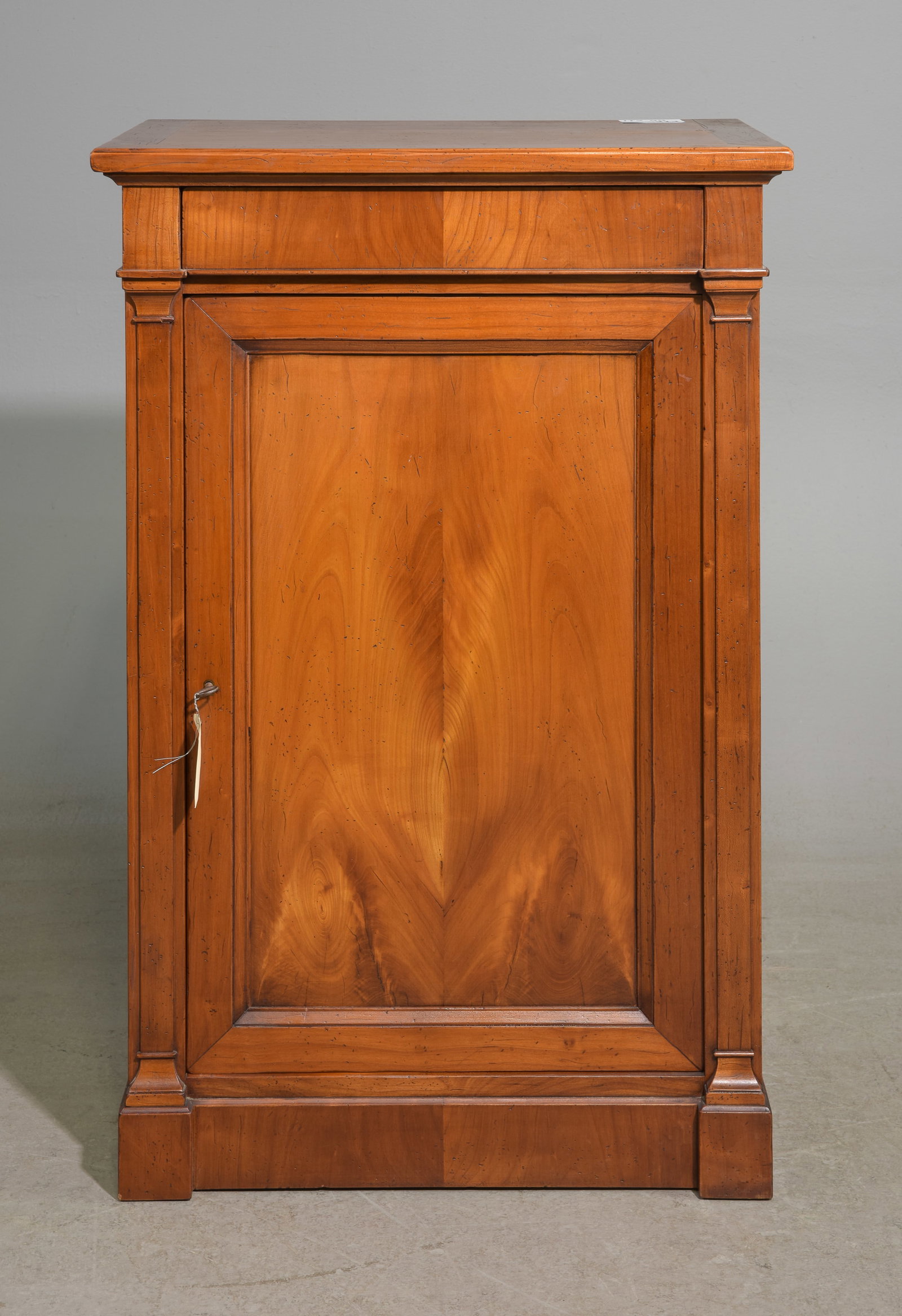 French Cherry Single Door Hall Cabinet (1 of 3)