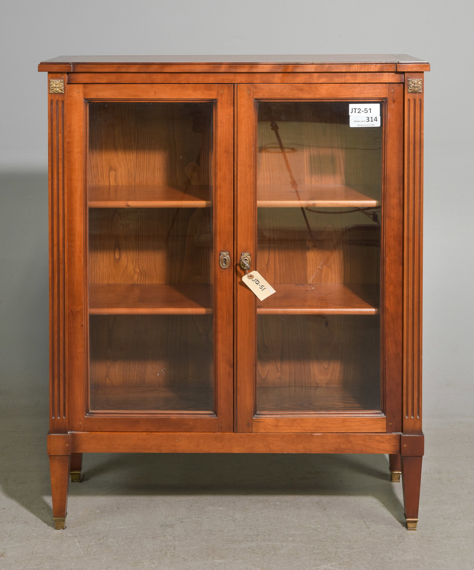 Louis XVI Style Small Bookcase / Cabinet (1 of 3)