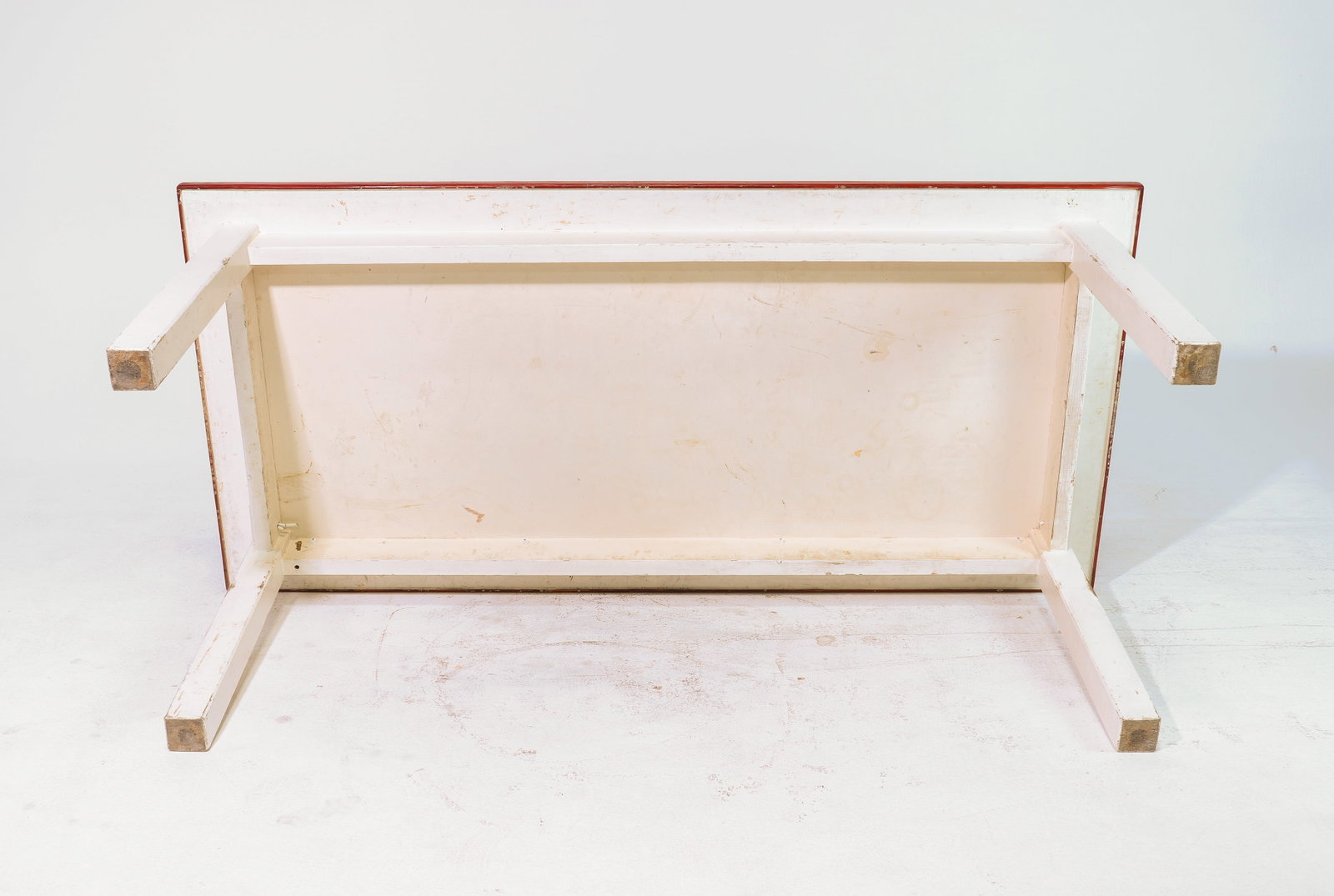 British Painted Pine Farmhouse Table - 5
