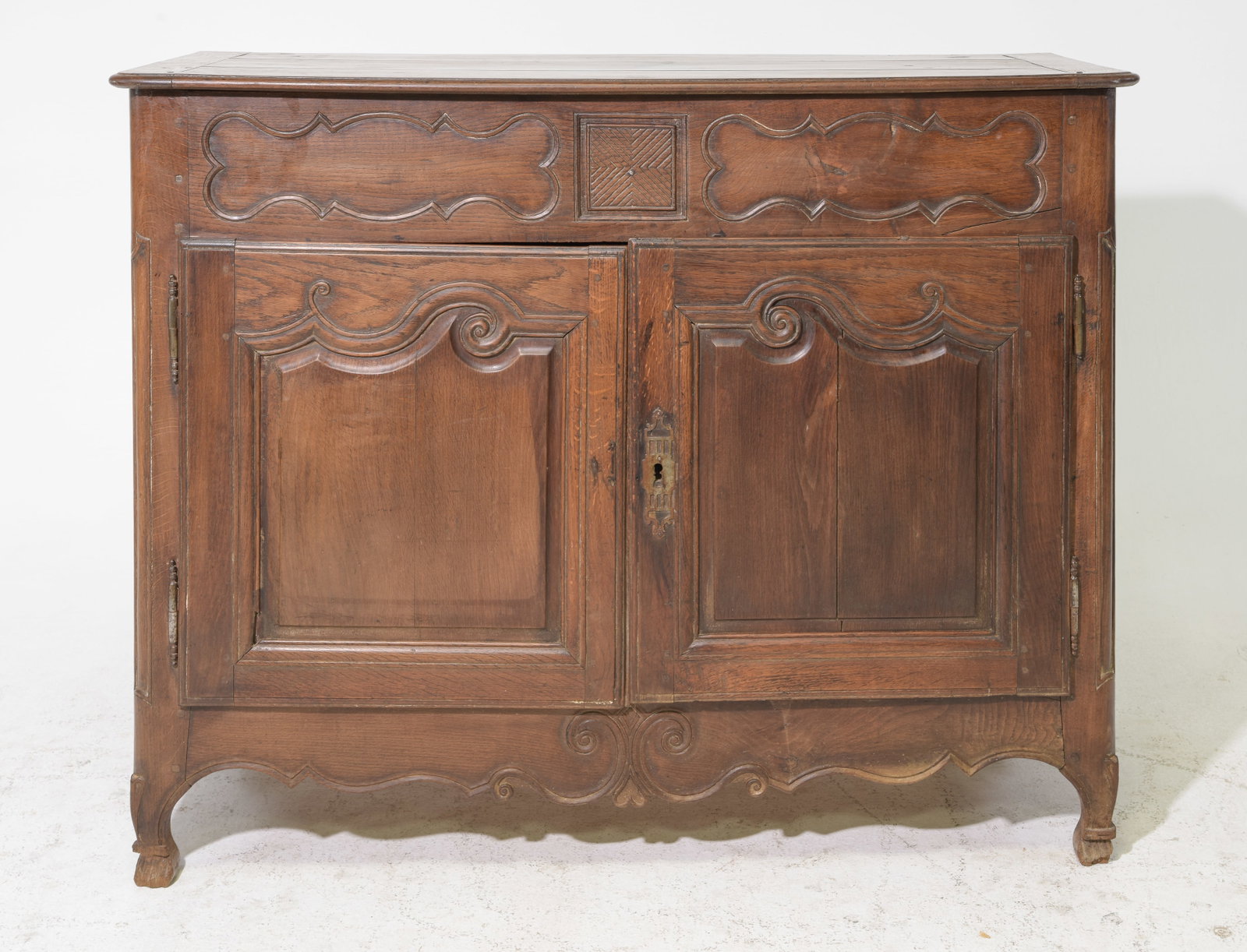 Louis XV Style Oak Lift Top Buffet c.1890's (1 of 8)