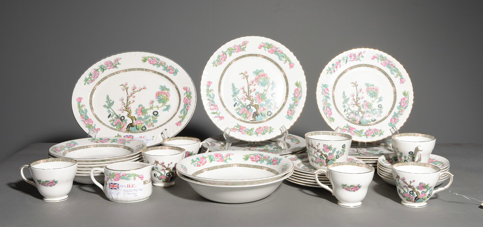 41pcs Indian Tree Pattern Barratts China (1 of 6)