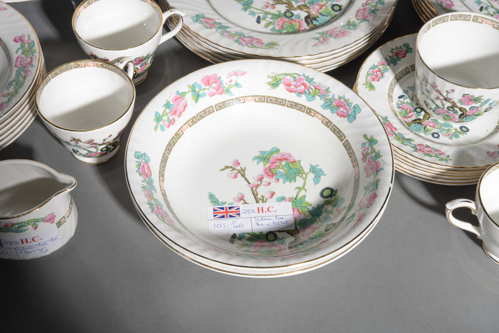 41pcs Indian Tree Pattern Barratts China - 4