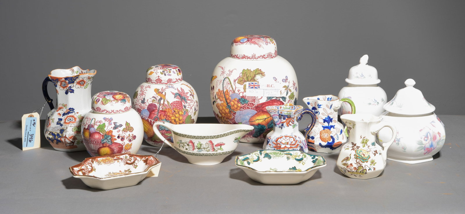 12pcs Assorted English China - Ginger Jars, Etc. (1 of 9)