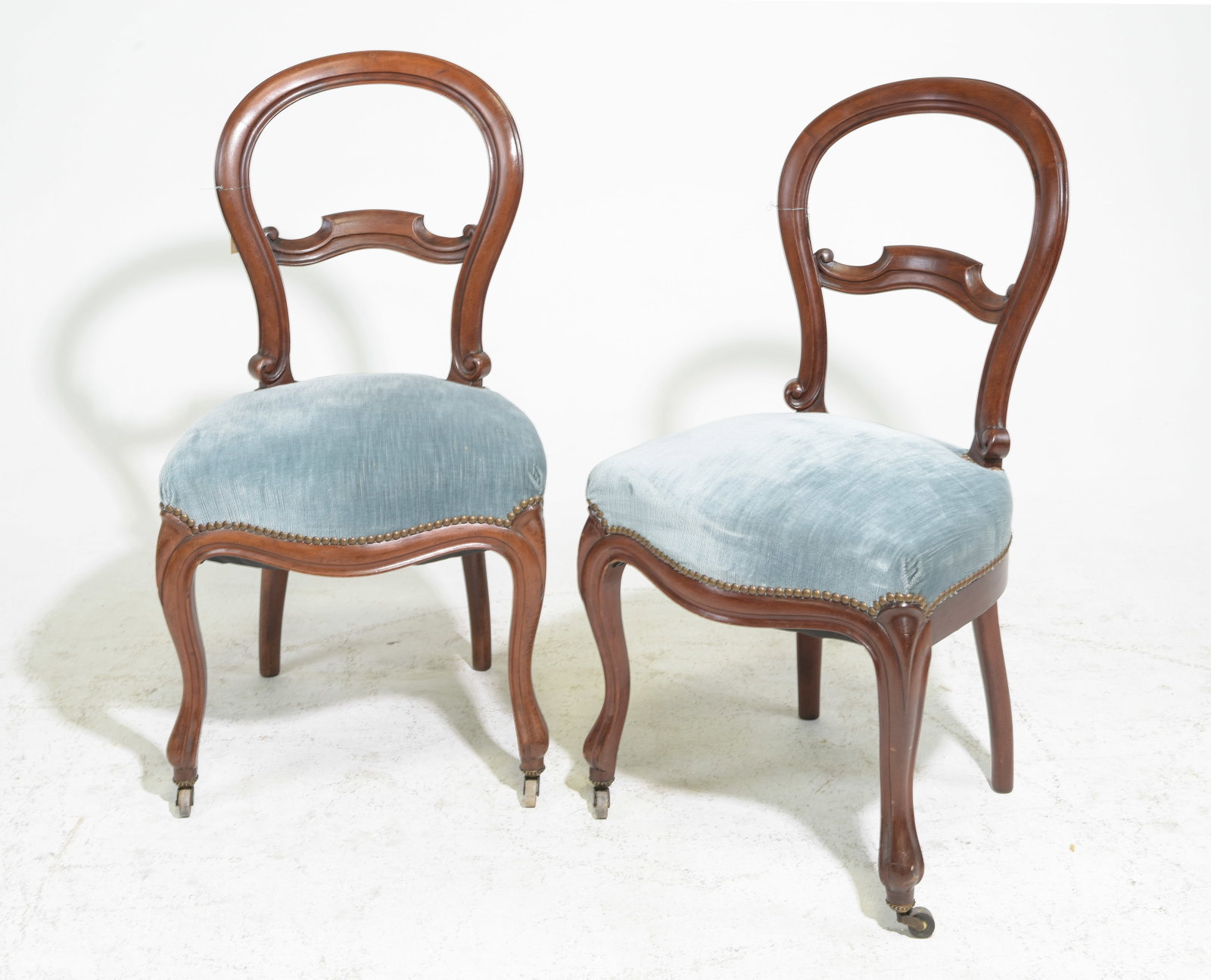 Louis Philippe Style Pair of Walnut Chairs (1 of 4)