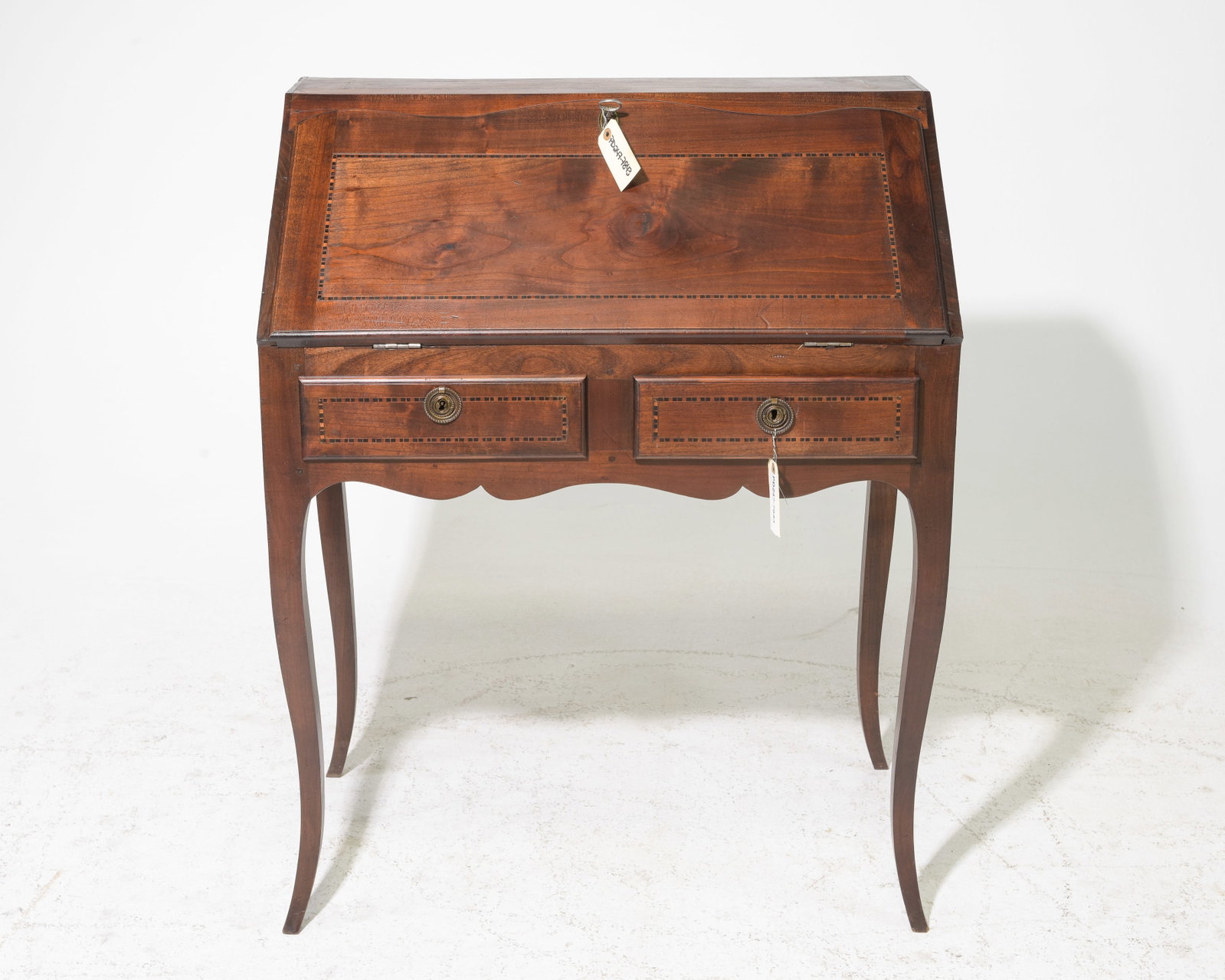 Louis XV Style Mahogany Drop Front Desk (1 of 5)