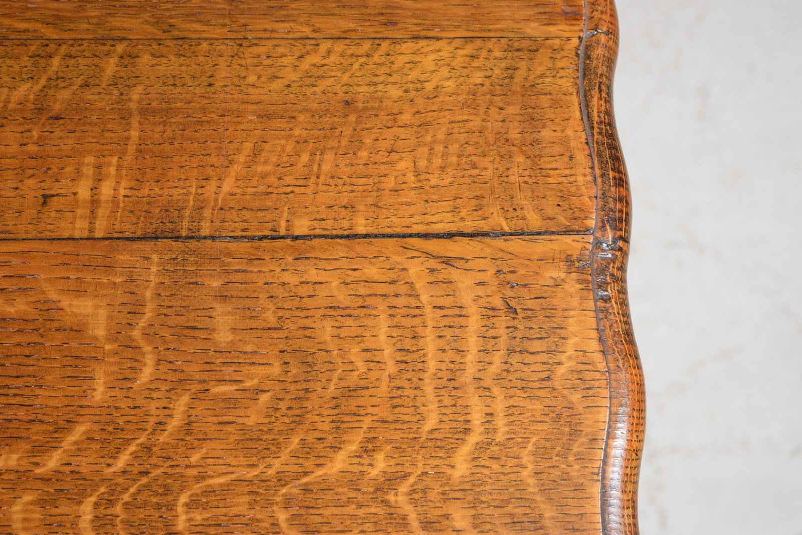 British Oak Barley Twist Drop Leaf Table c.1930's - 5
