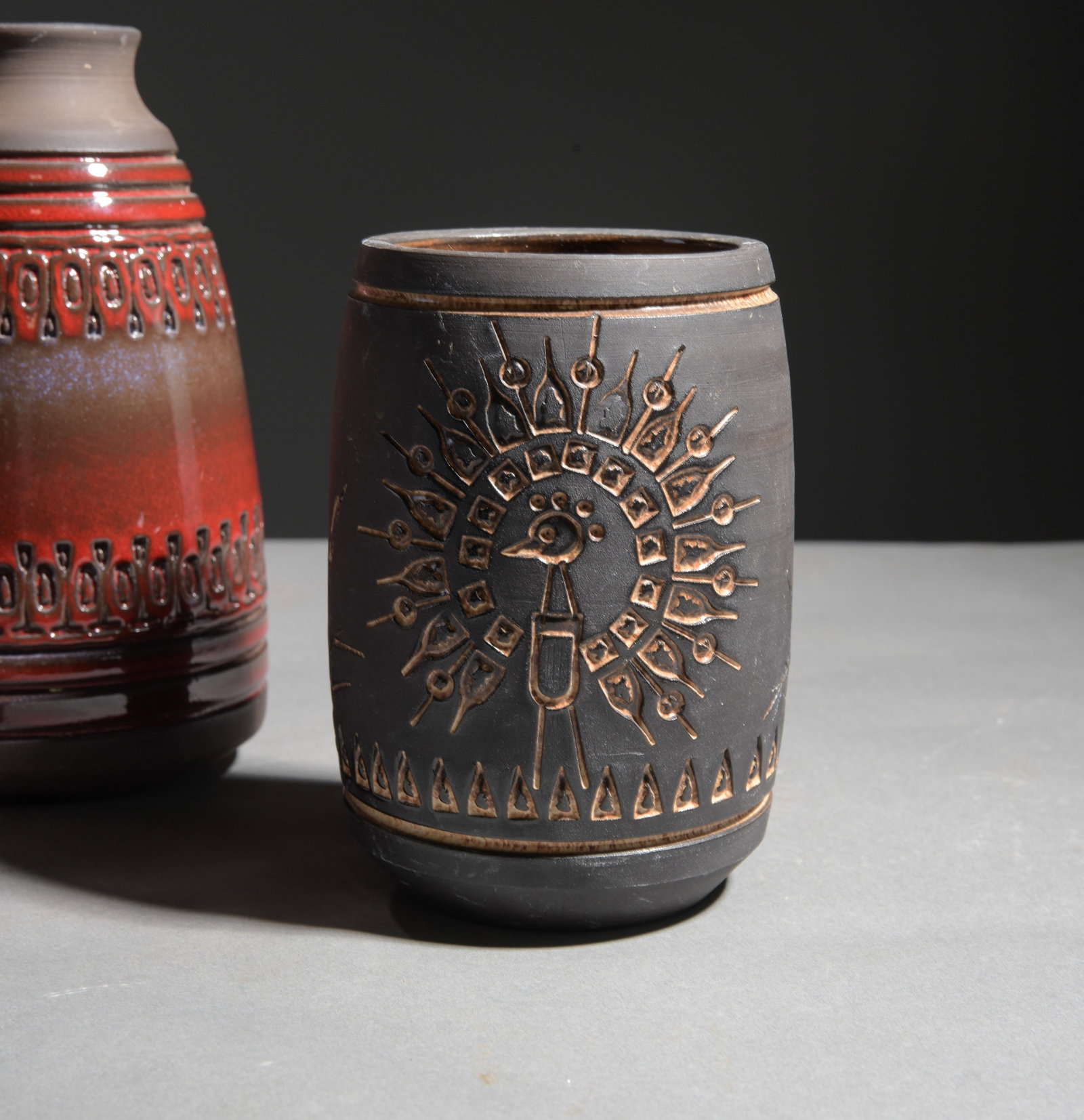 6pcs Assorted Scandinavian Pottery - 2