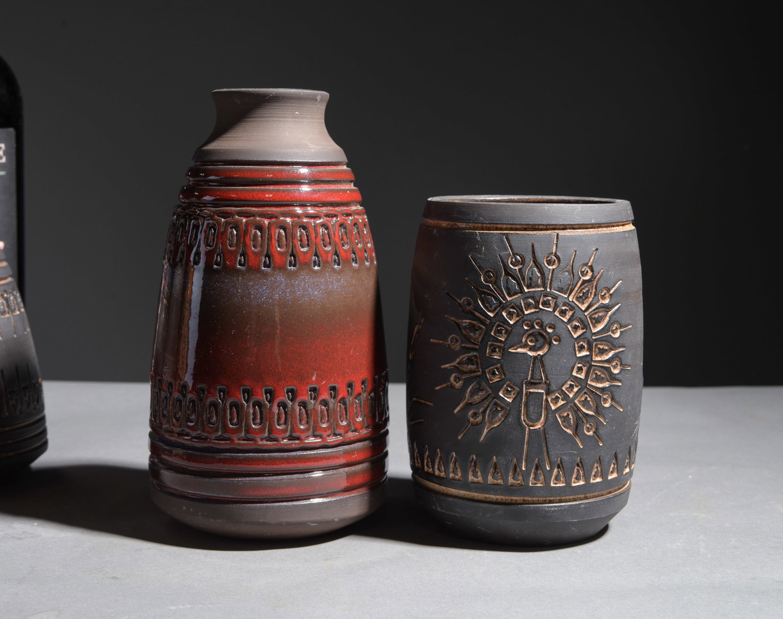 6pcs Assorted Scandinavian Pottery - 3