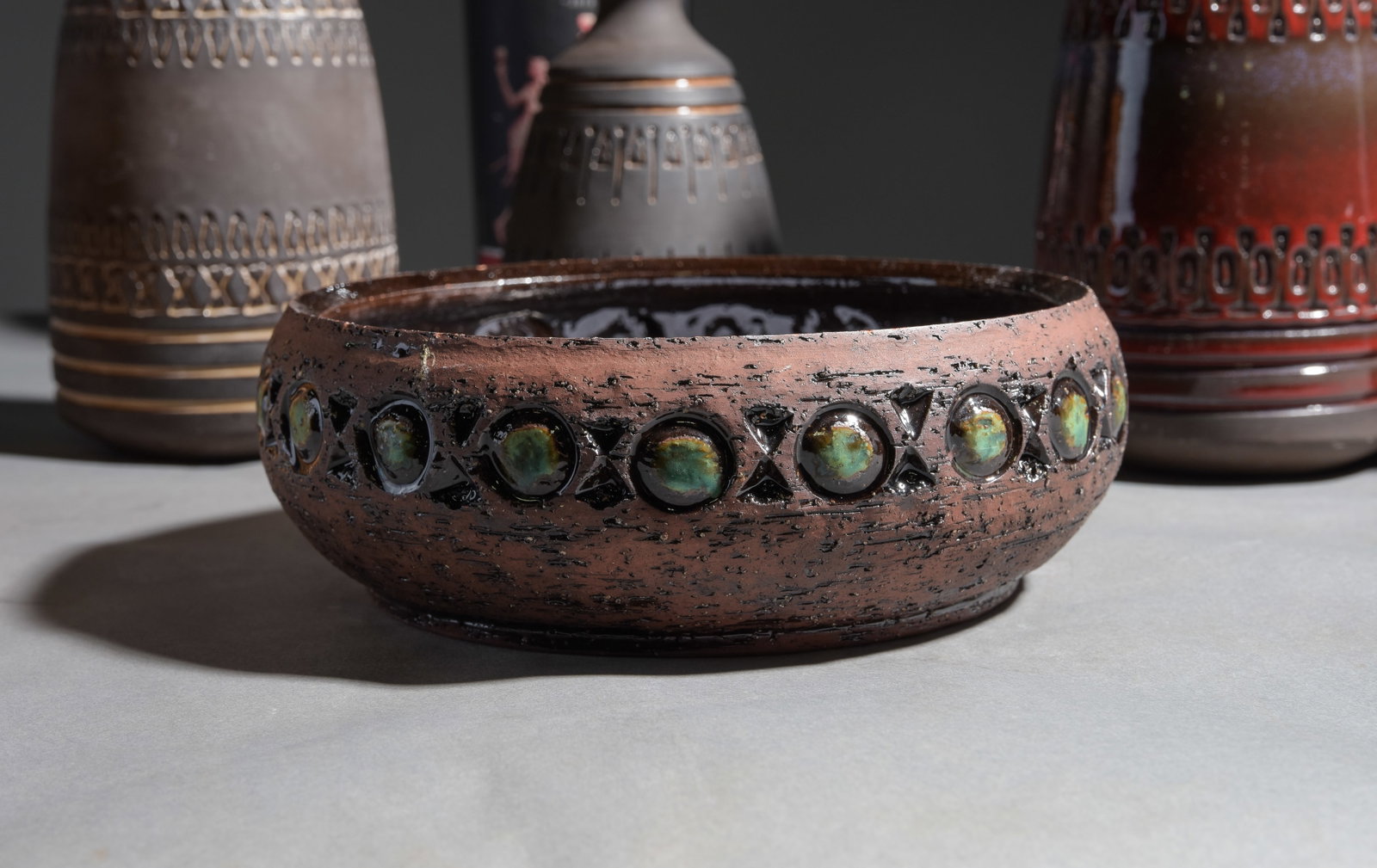 6pcs Assorted Scandinavian Pottery - 4