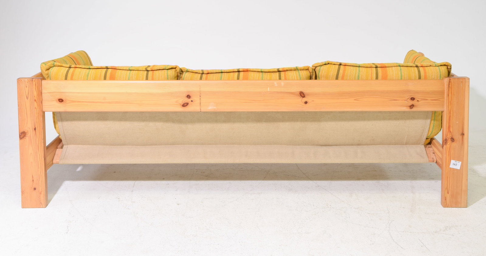 Scandinavian Pine Three Seater Sofa - 5