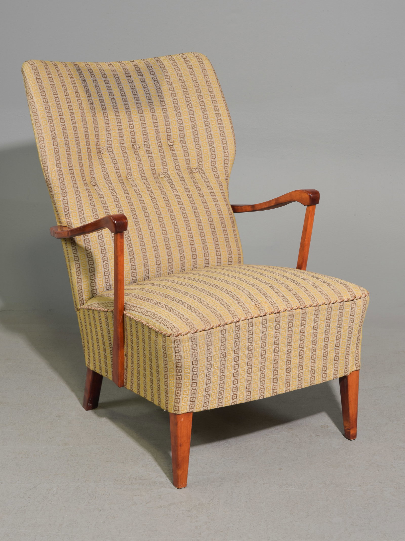 Swedish Upholstered Arm Chair (1 of 4)