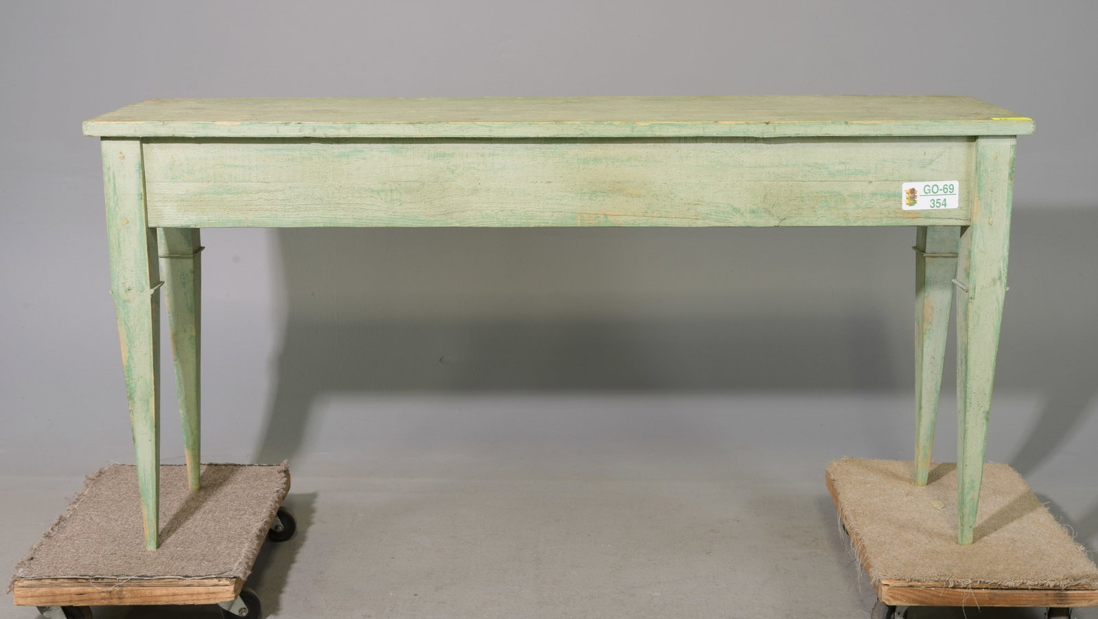 British Painted Pine Hall Table / Console #1 - 6