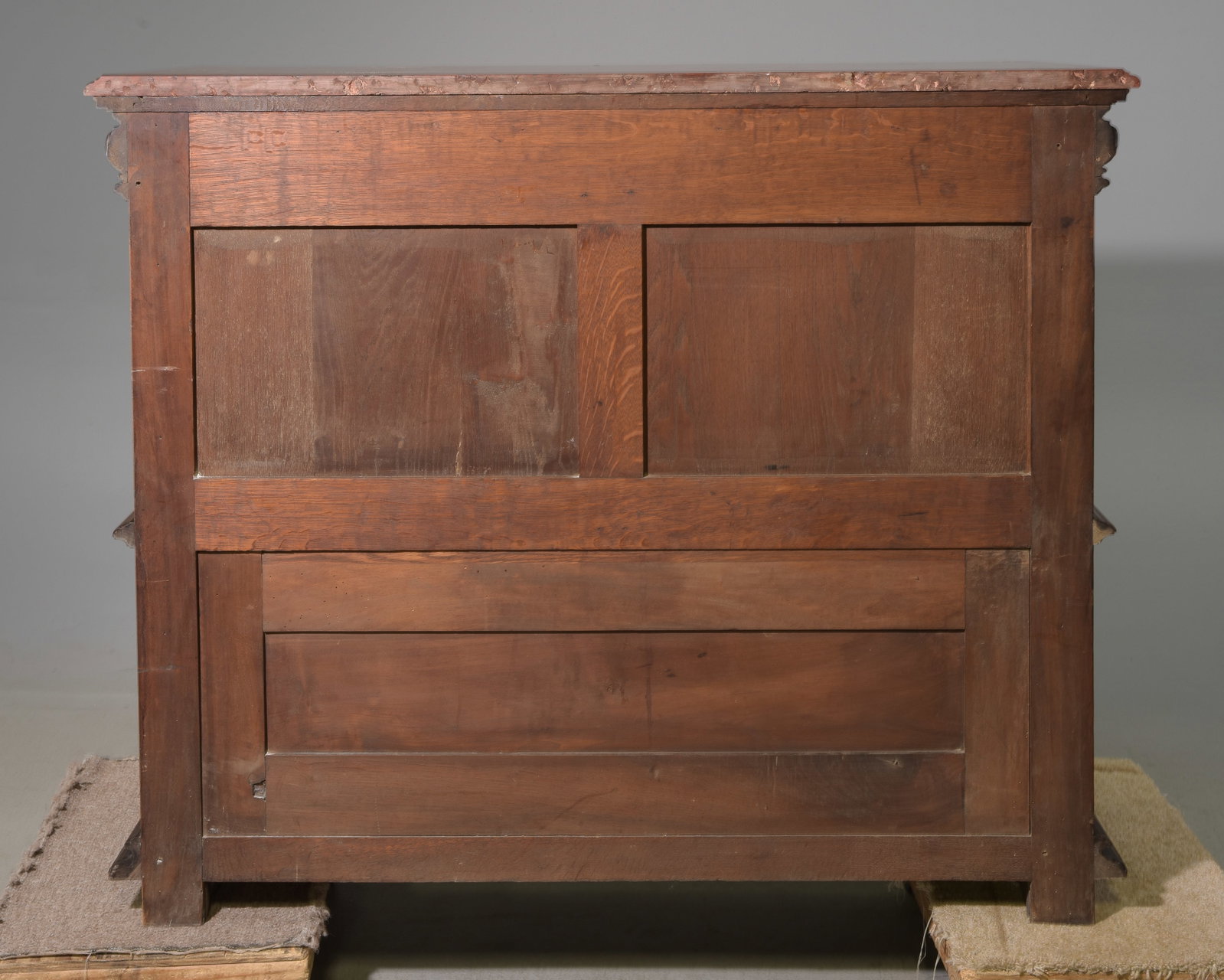 Renaissance Style Marble Top Walnut Server - 5