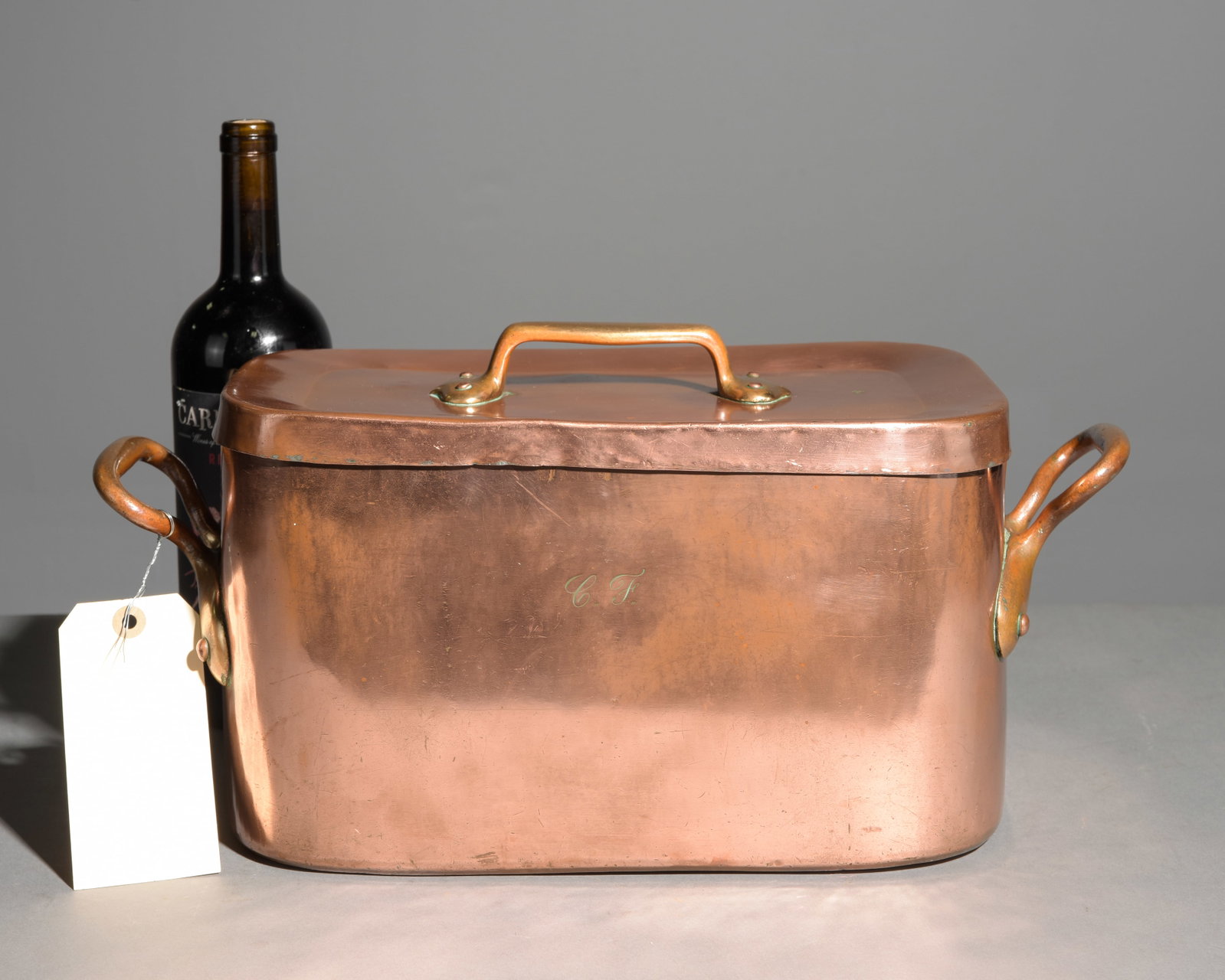 French Polished Copper Daubiere / Roasting Pot (1 of 4)