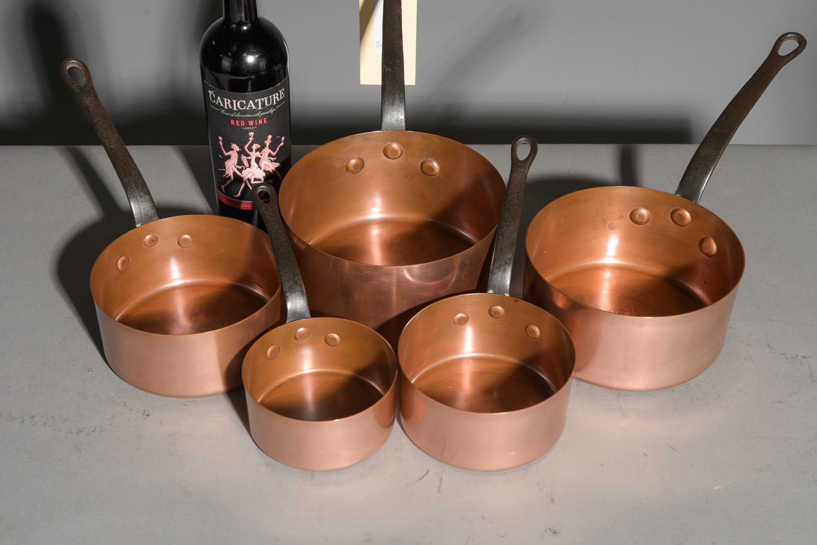 French Large Copper Jam Pan - 2