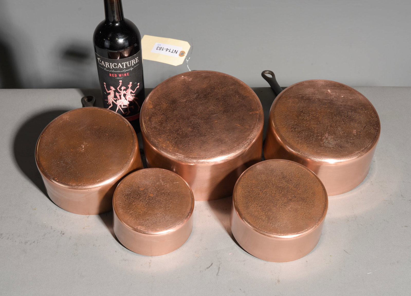 French Large Copper Jam Pan - 3