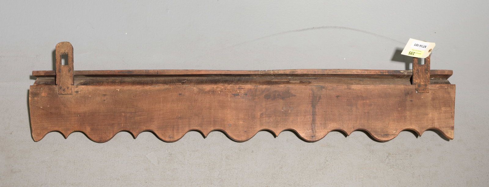 French Large Wall Shelf / Rack with Hooks (1 of 5)