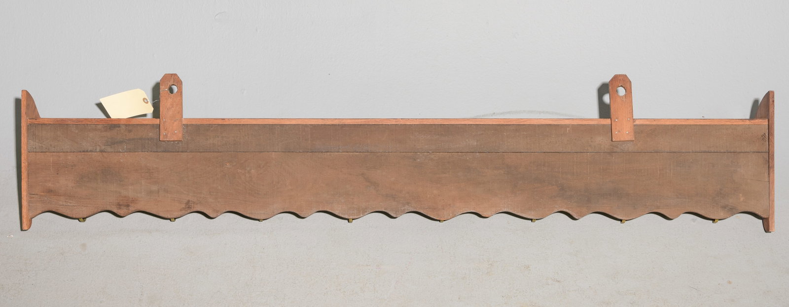 French Large Wall Shelf / Rack with Hooks - 5