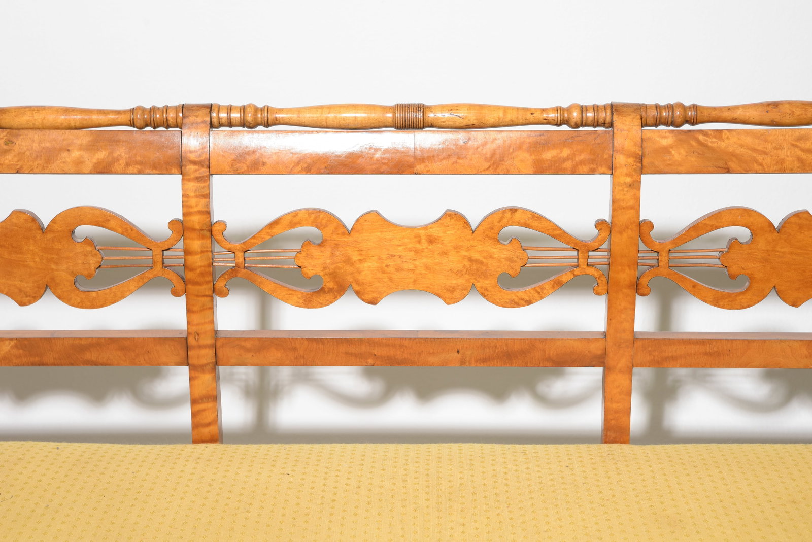 Swedish Walnut Large Hall Bench / Settee - 2