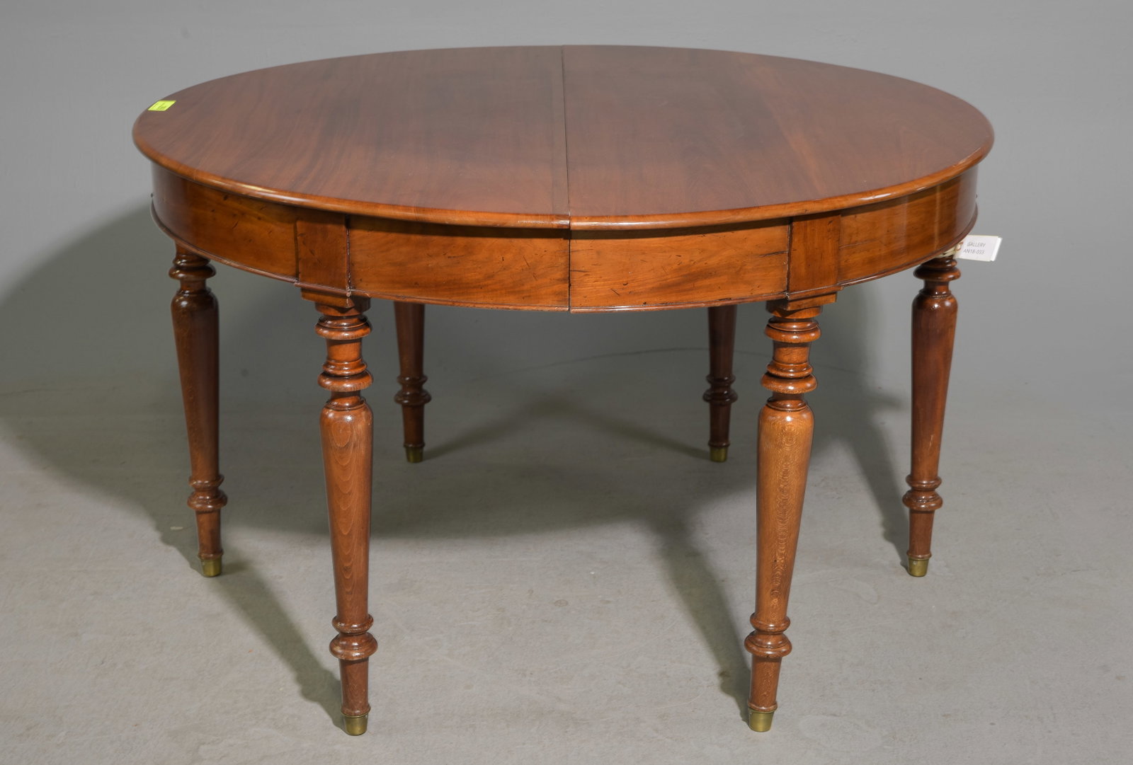 Danish Mahogany Round Dining Table: Danish Mahogany Round Dining Table - 30 in tall x 49 in diameter