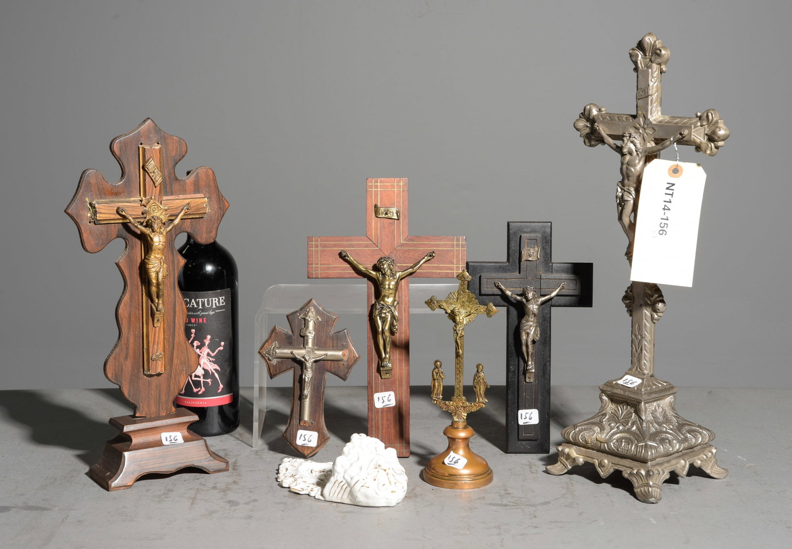 7 Assorted French Crucifixes (1 of 5)