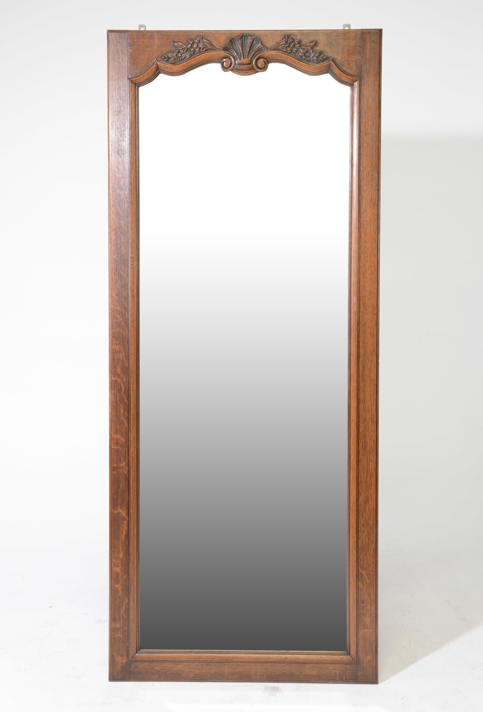 Louis XV Style Oak Framed Beveled Mirror (1 of 4)