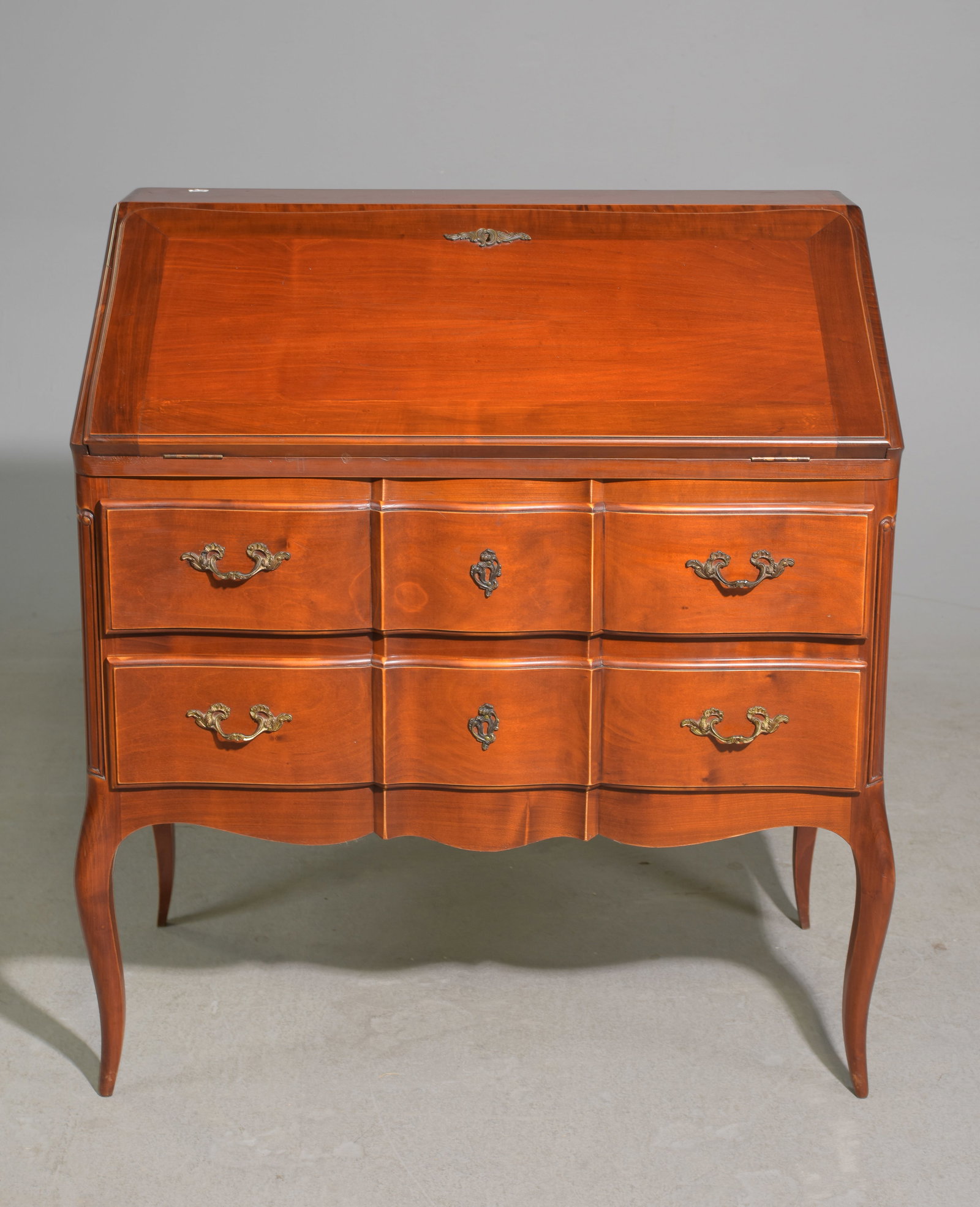 Louis XV Style Cherry Drop Front Desk (1 of 6)