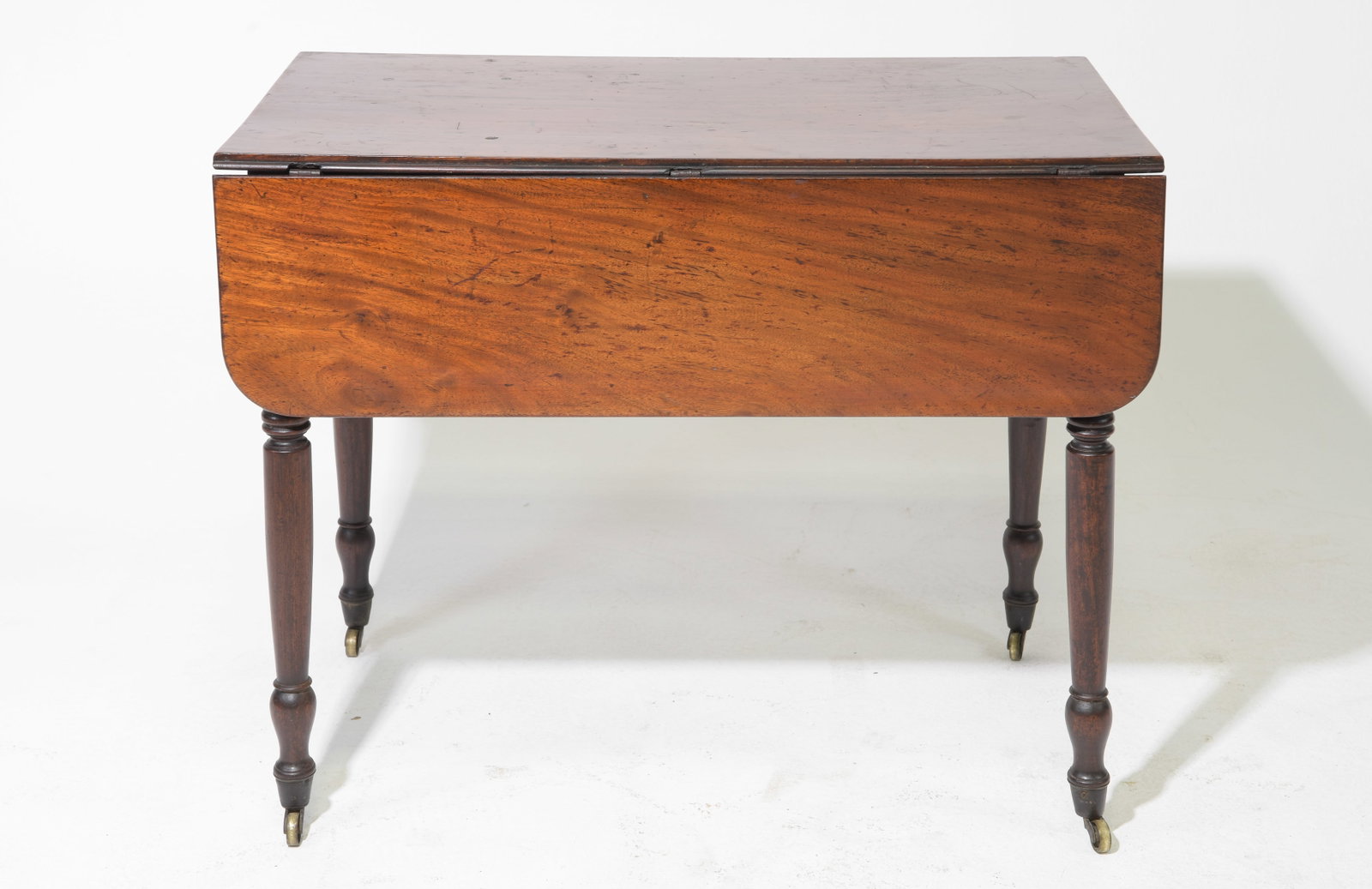 Napoleon III Style Drop Leaf Mahogany Table (1 of 6)