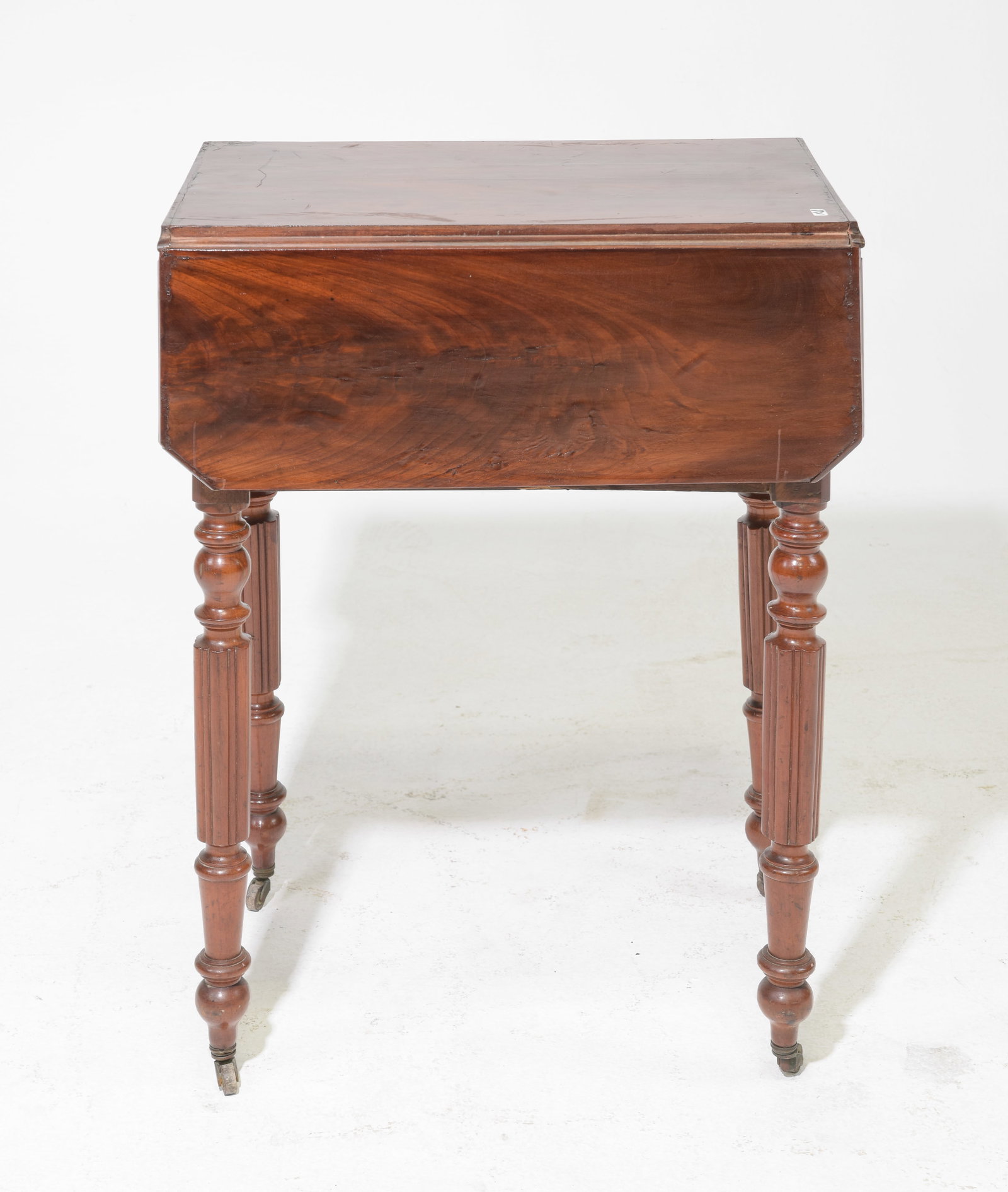 Napoleon III Style Drop Leaf Table with Drawers (1 of 4)