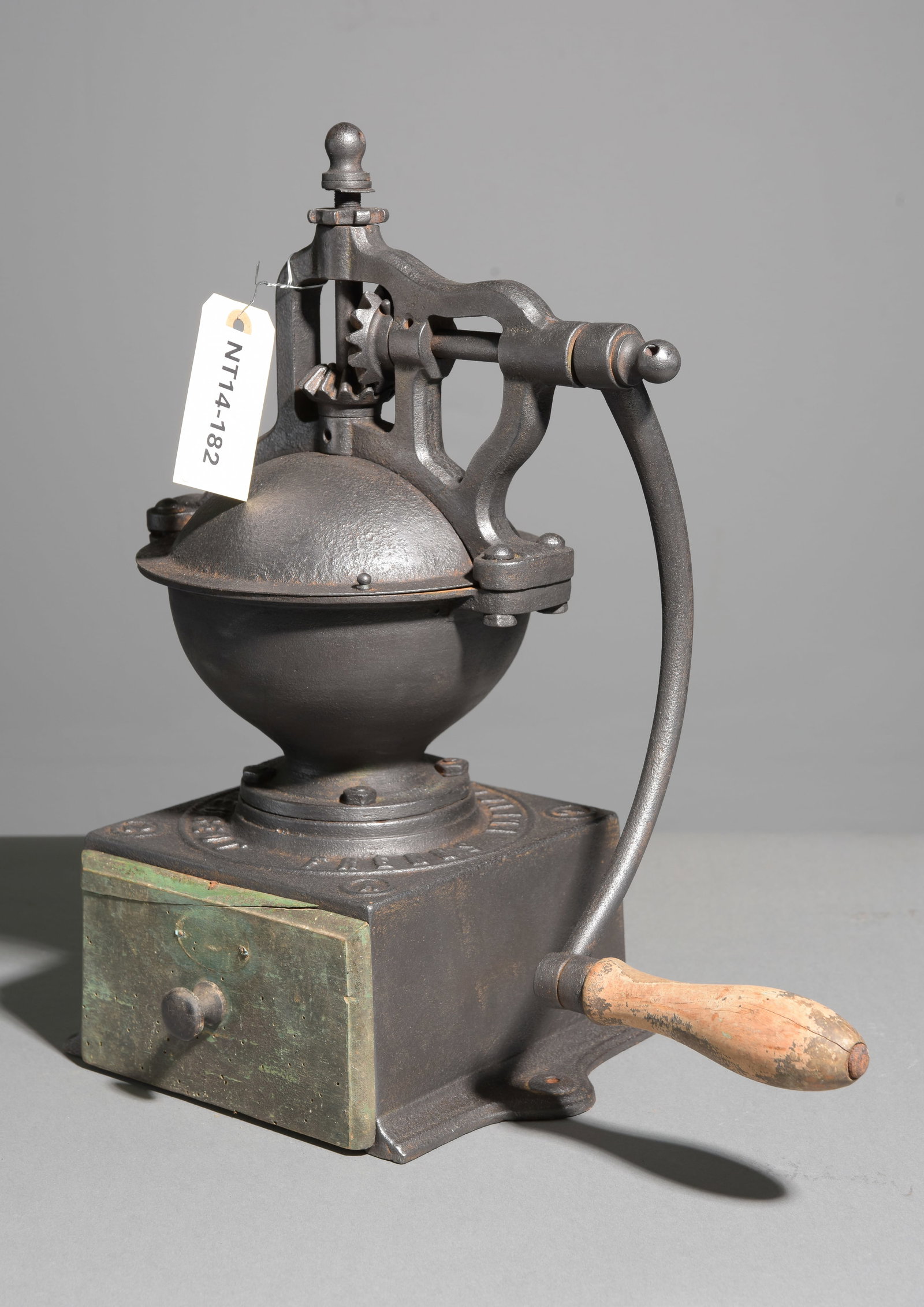 French Large Iron Coffee / Bean Grinder (1 of 3)