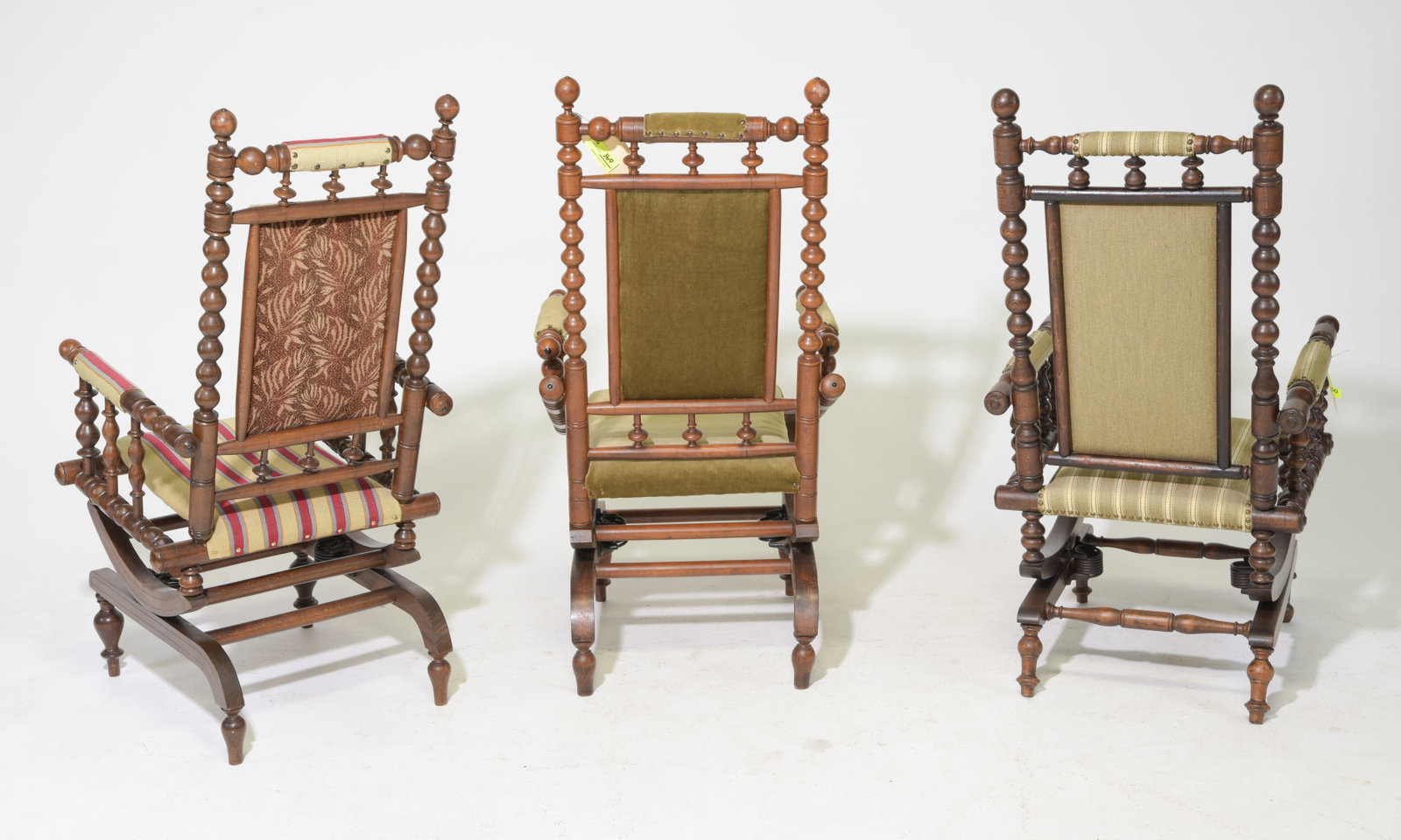 Three Assorted Bobbin Rocking Chairs - 5