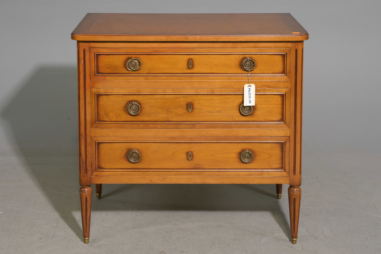Small Louis XVI Style 3 Drawers Chest (1 of 5)