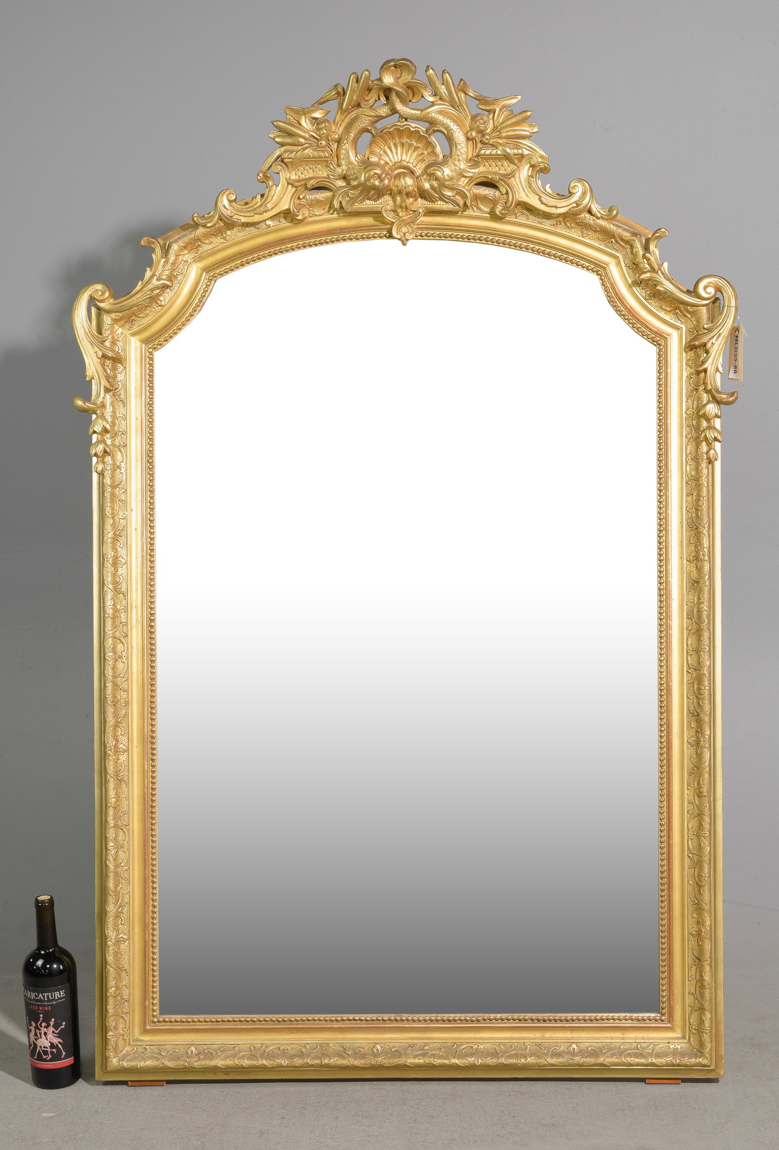 Louis XV Style Gold Gilt / Painted Framed Mirror (1 of 4)