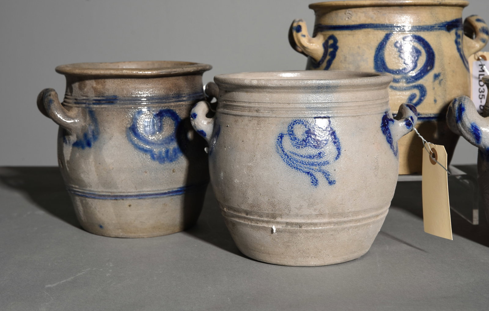 Five Assorted Salt Glaze Crocks #3 - 2