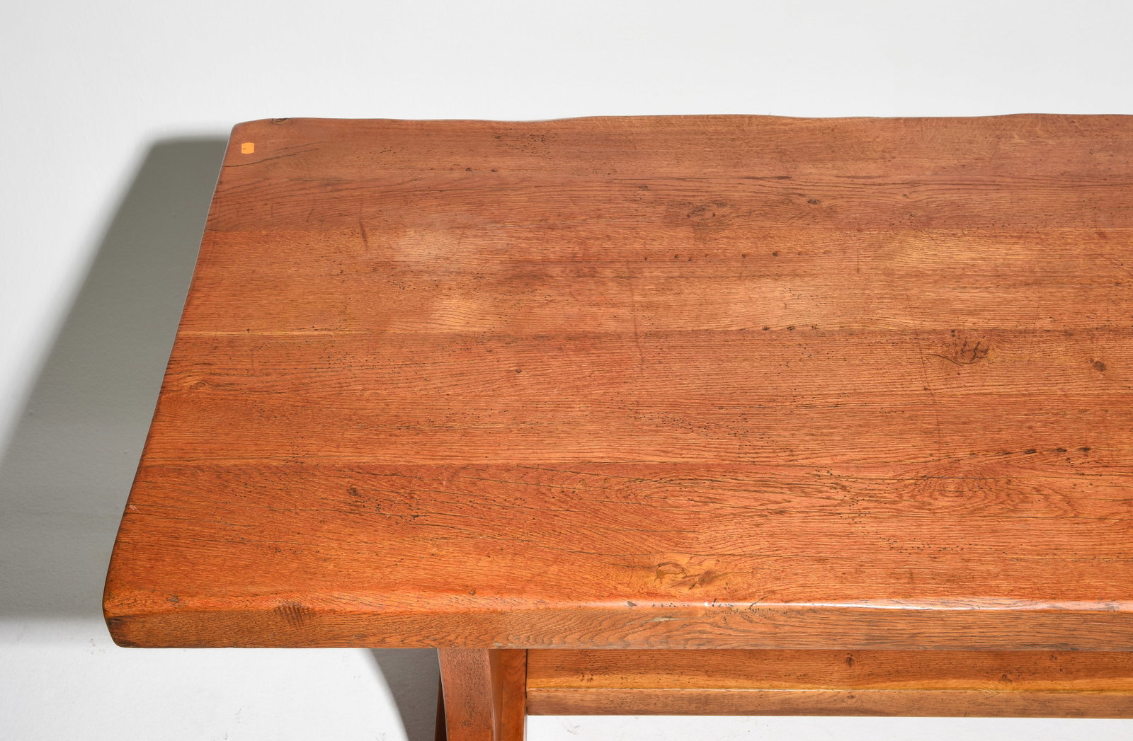 French Solid Oak Monastery Table - 2
