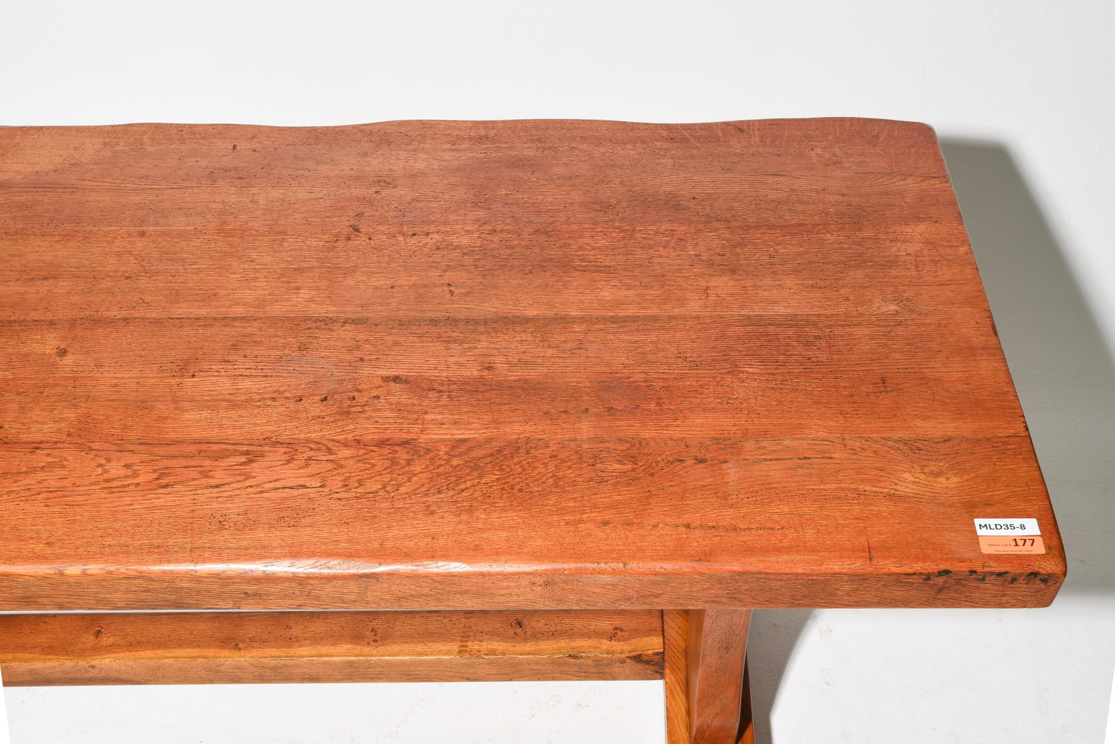 French Solid Oak Monastery Table - 3