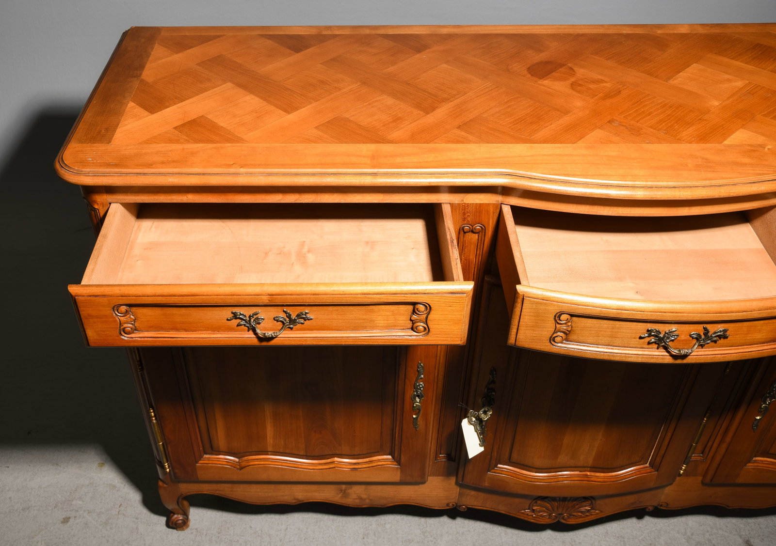 Louis XV Style Cherry Sideboard / Server - 3