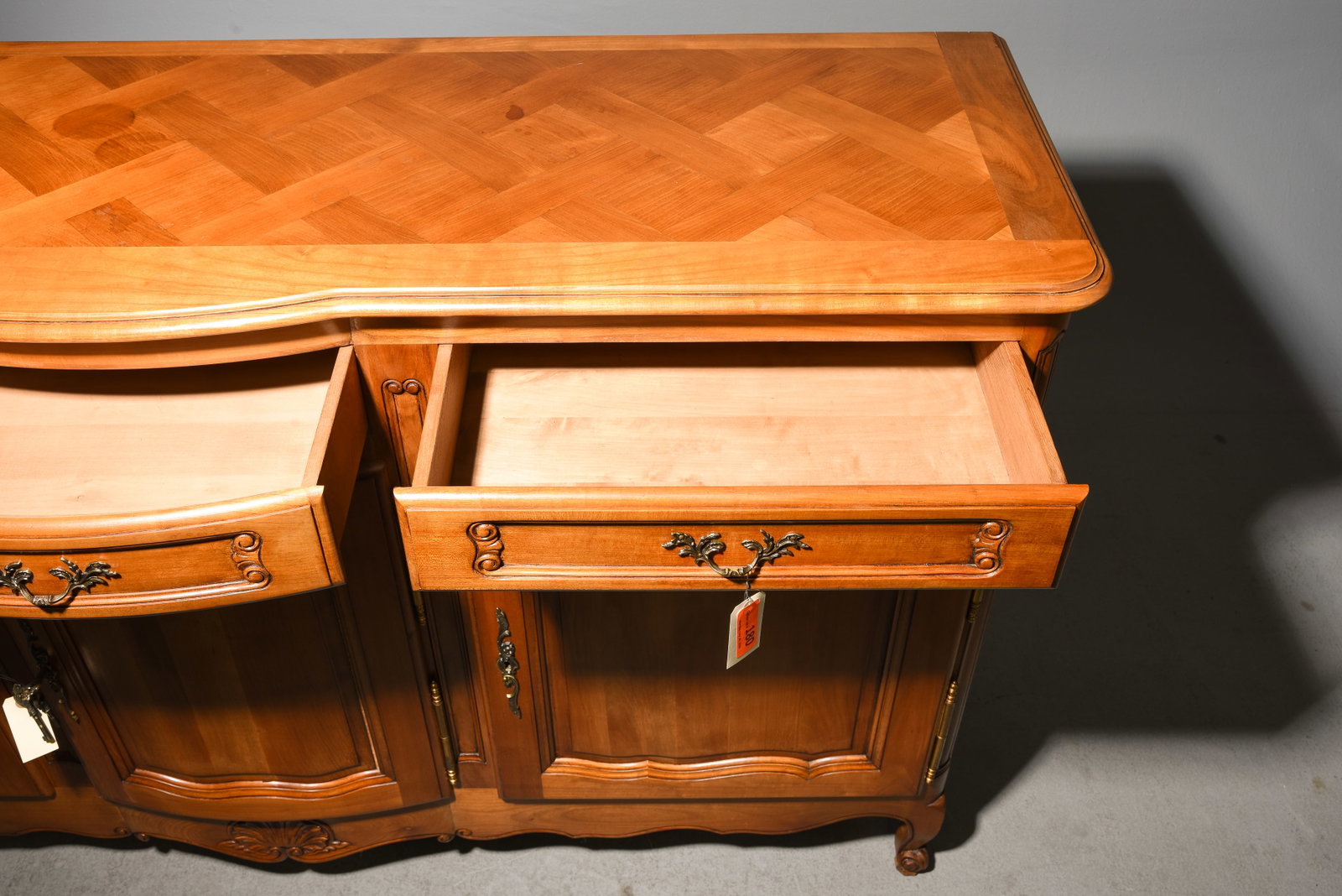 Louis XV Style Cherry Sideboard / Server - 4