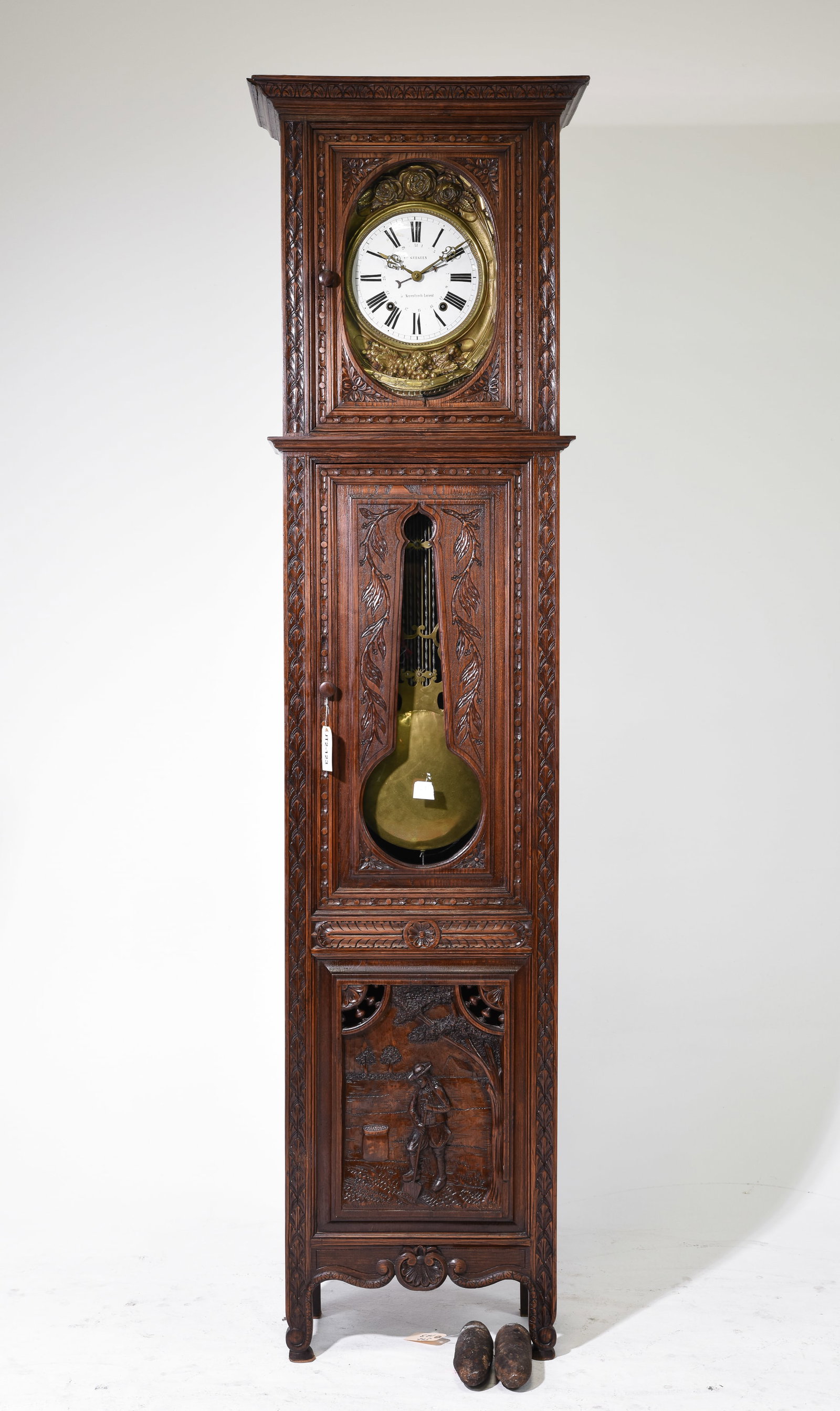 French Breton Style Longcase / Grandfather Clock (1 of 6)